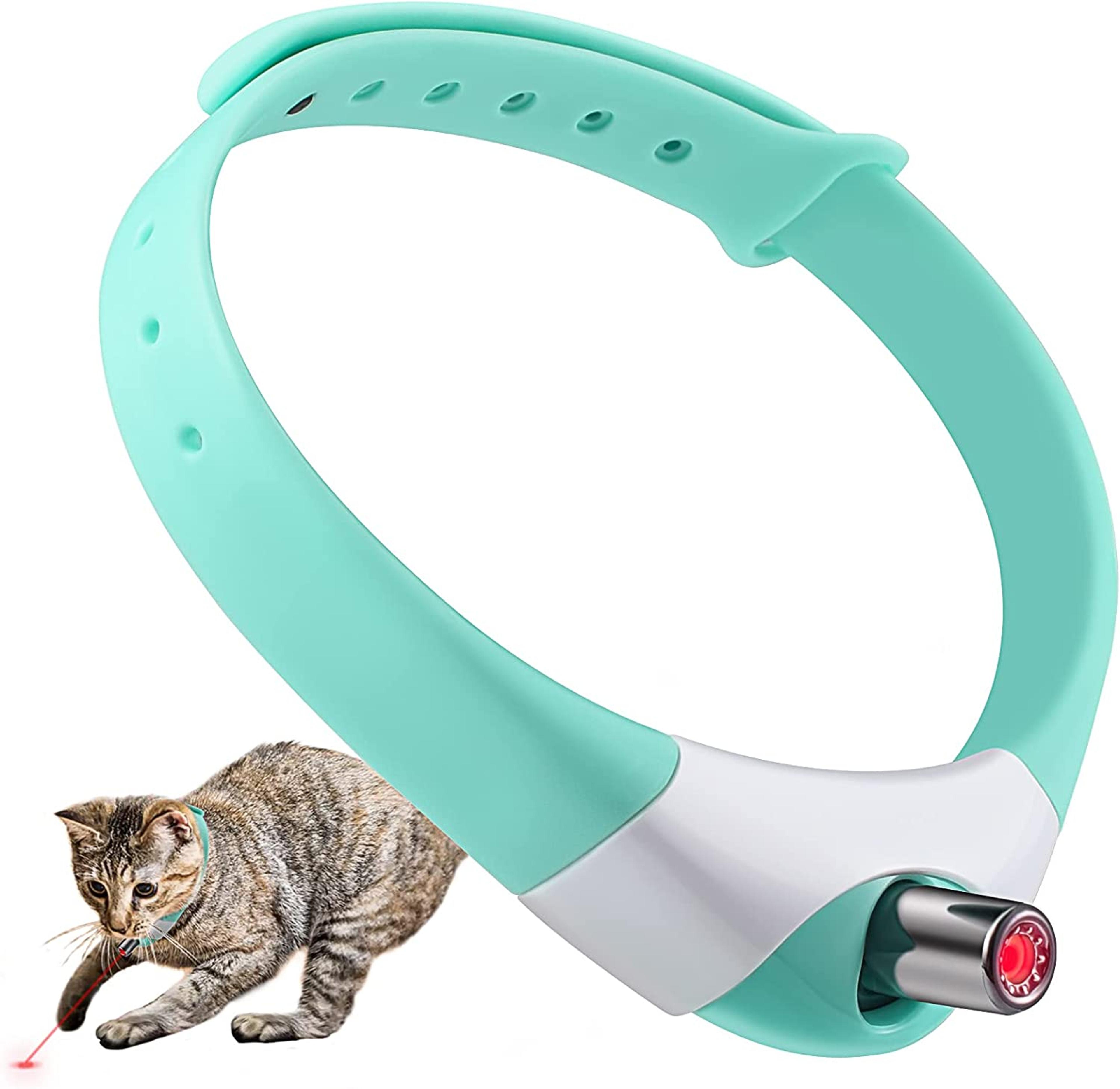 smart cat laser collar & interactive toys for kittens