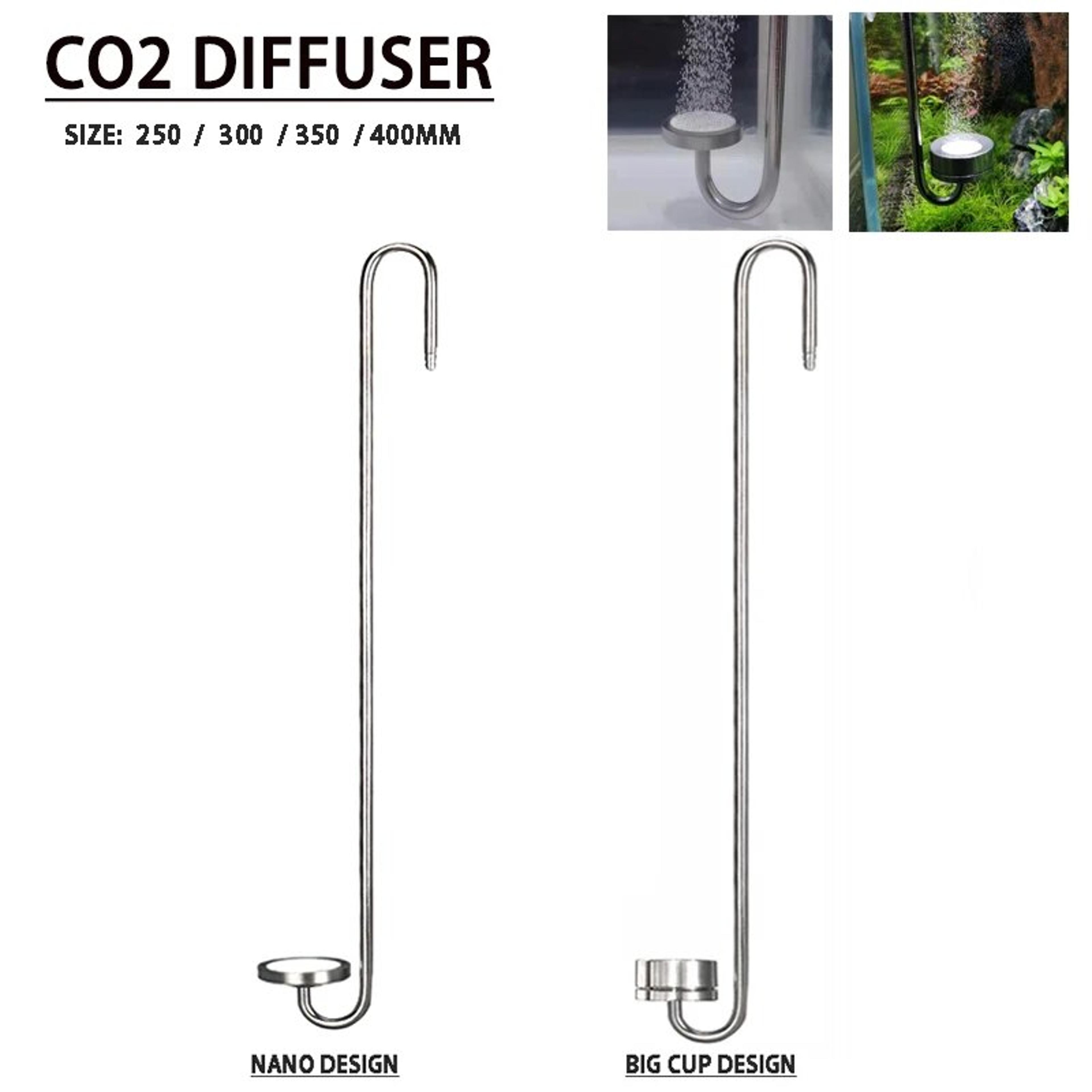 aquarium co2 diffuser: stainless steel atomizer for aquatic plant growth accessories