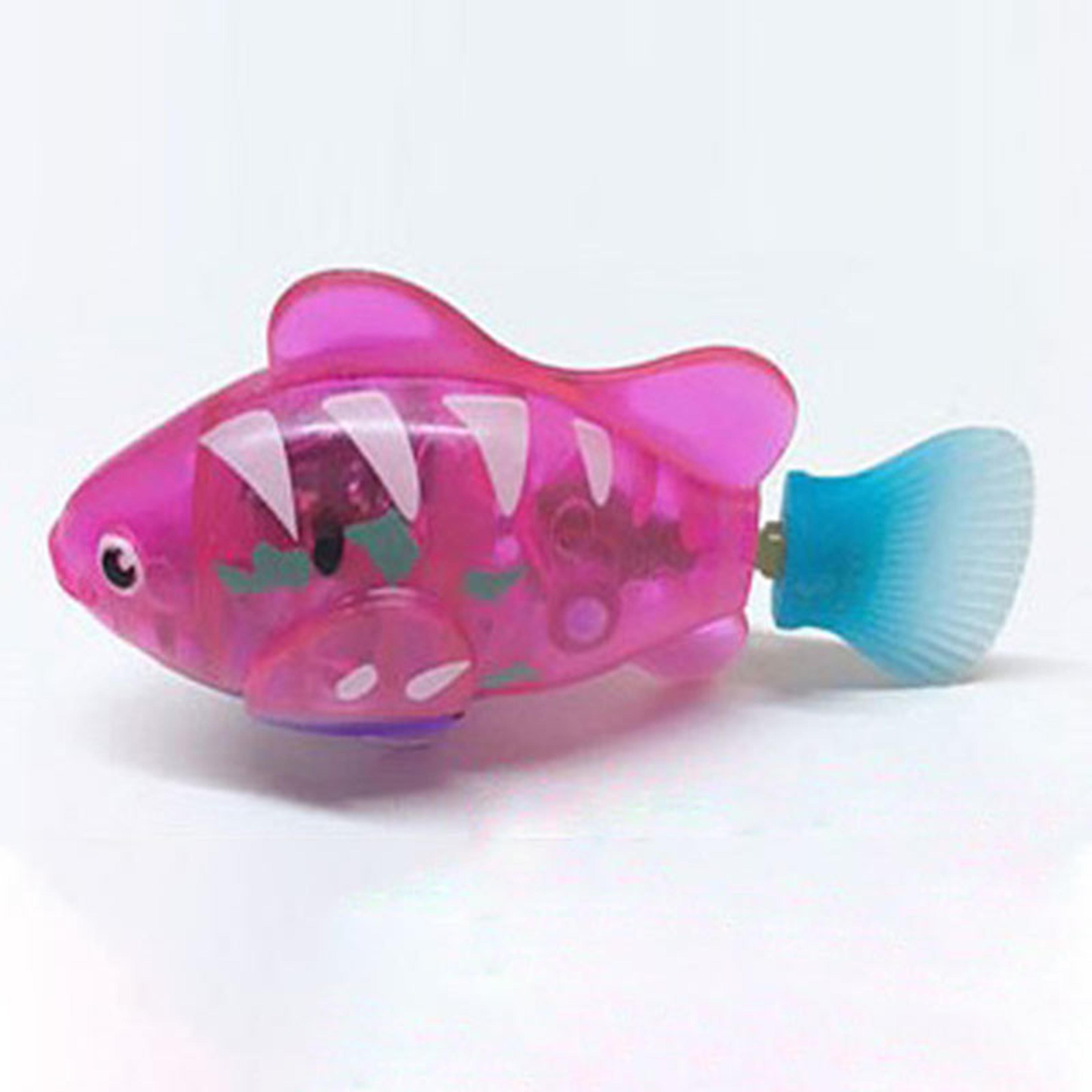 led interactive swimming fish toy for cats & dogs indoor water play pet toy