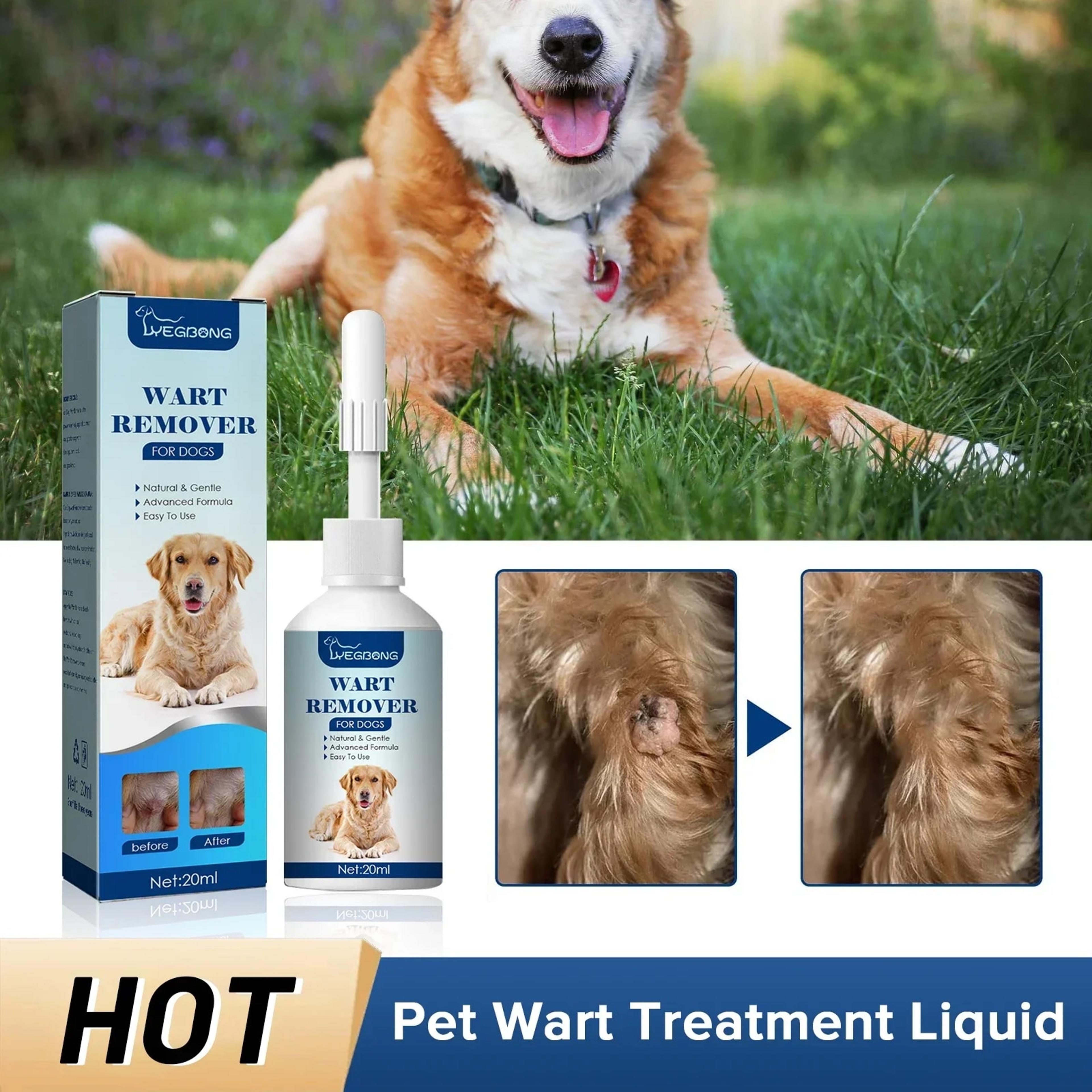 dogs and cats: fast relief from papillomas, corns, moles, and skin irritations