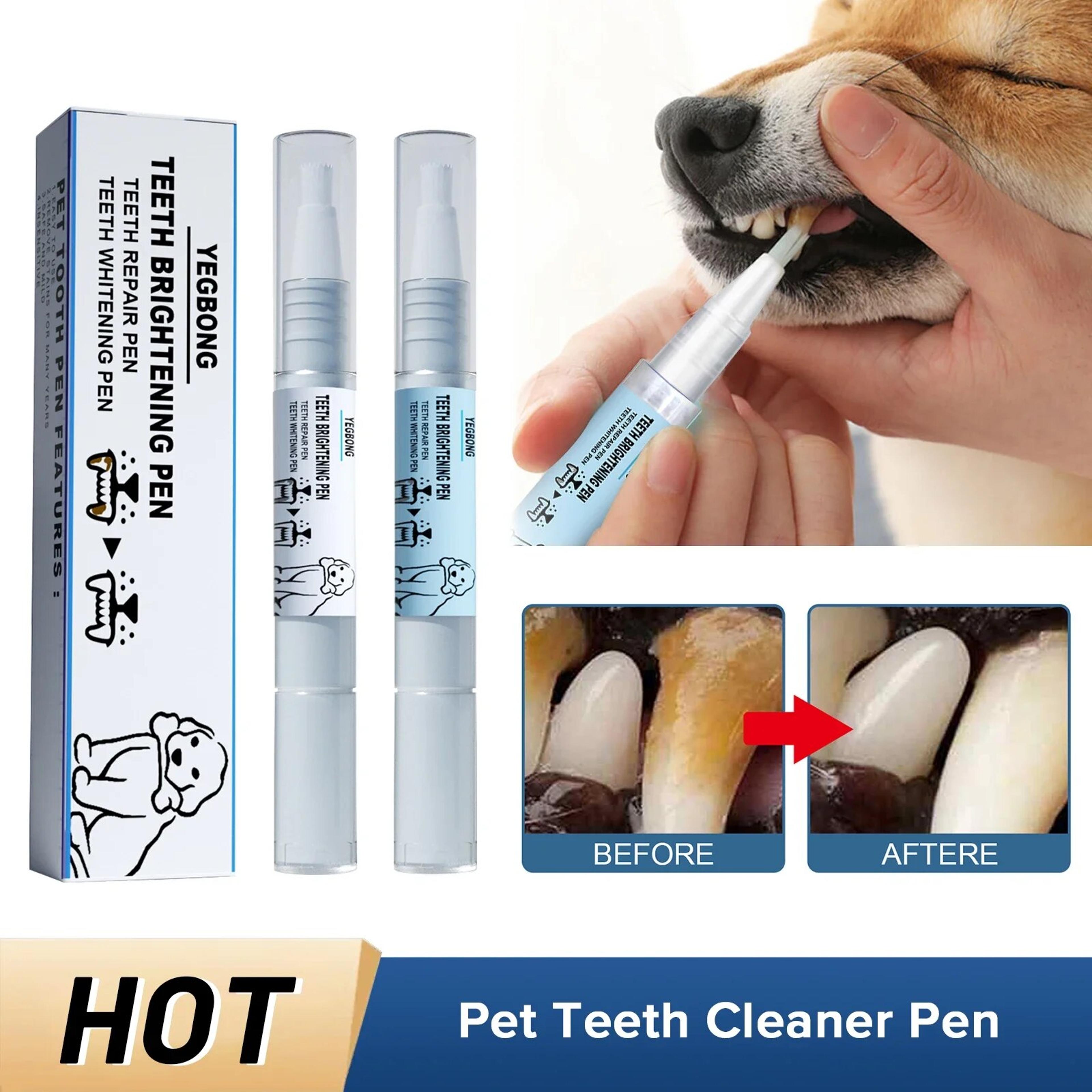 pet dental care pen: tartar & dental stones remover for cats & dogs