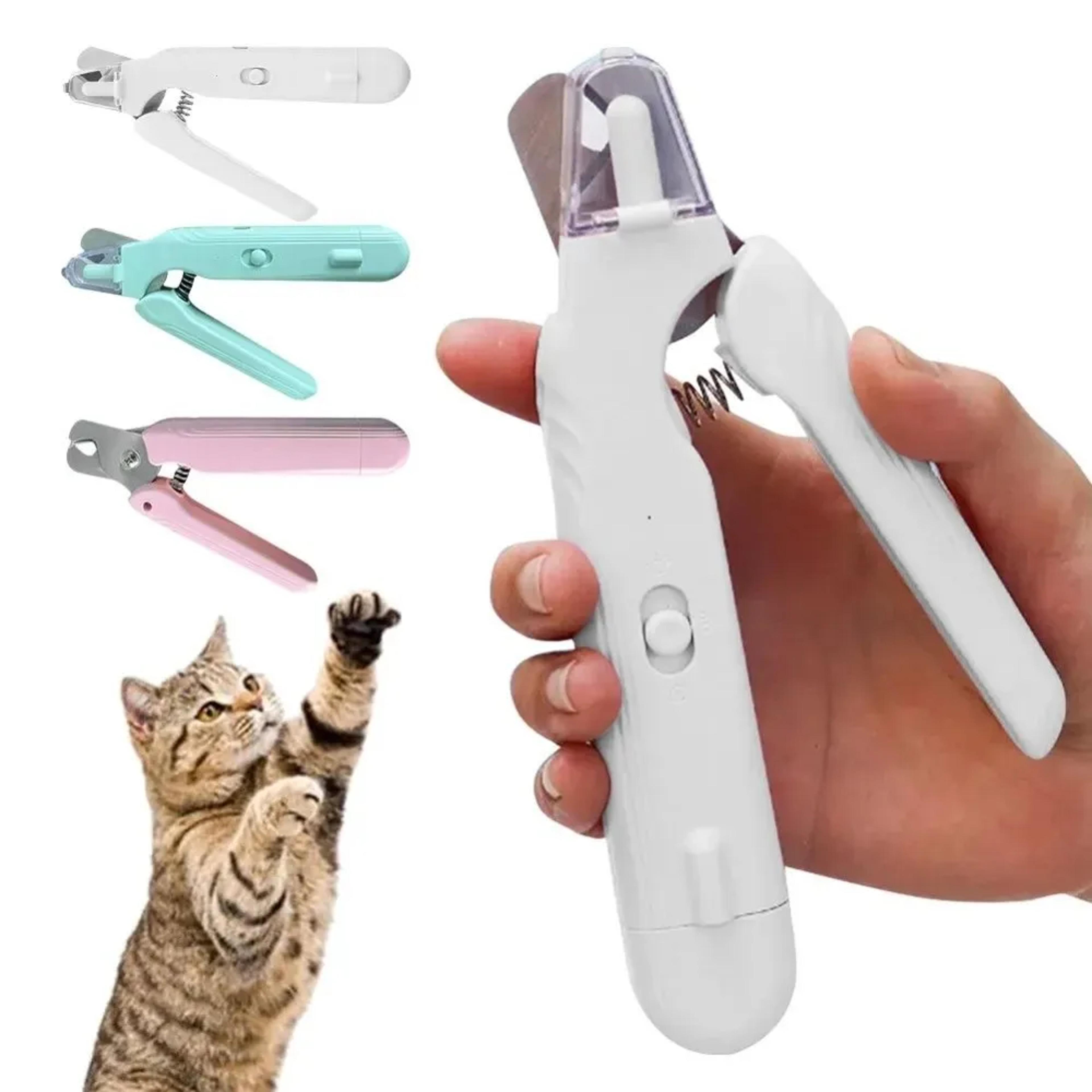 dog & cat pet nail trimmer clipper stainless steel safety lock anti-splash rechargeable for novice use