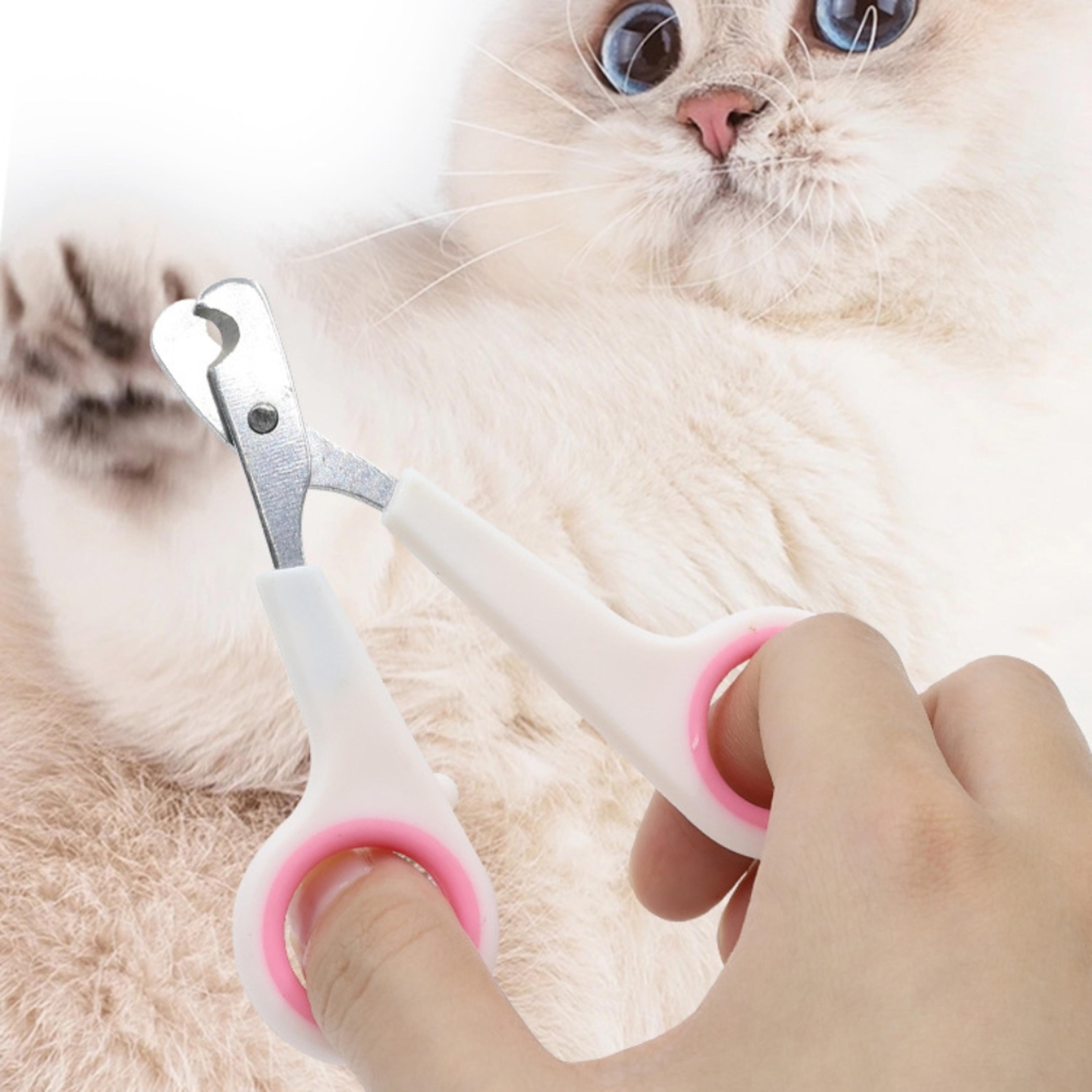 safegrip precision pet nail clippers for cats & small dogs