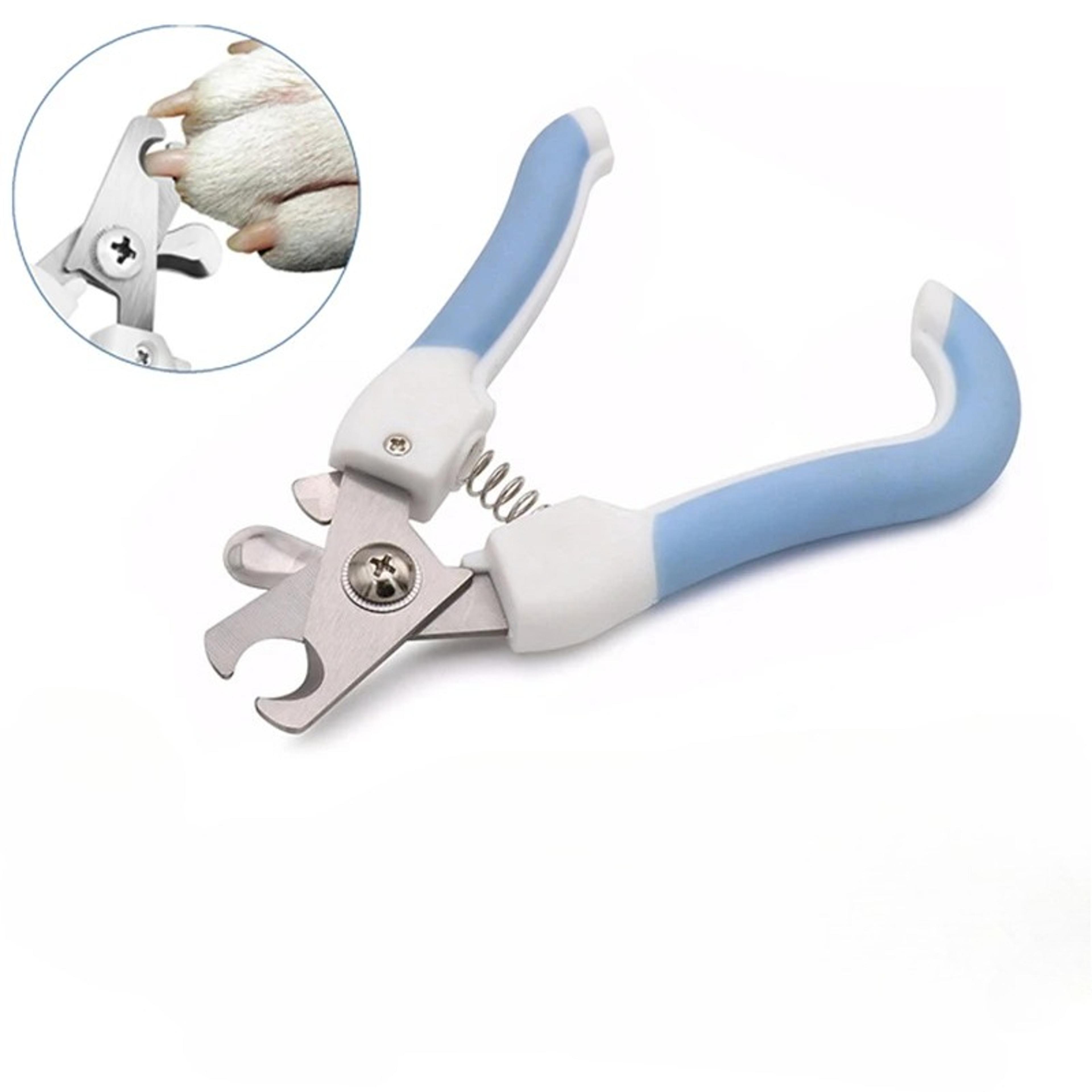 ergonomic pet nail trimmer for dogs & cats stainless steel, labor-saving grooming tool