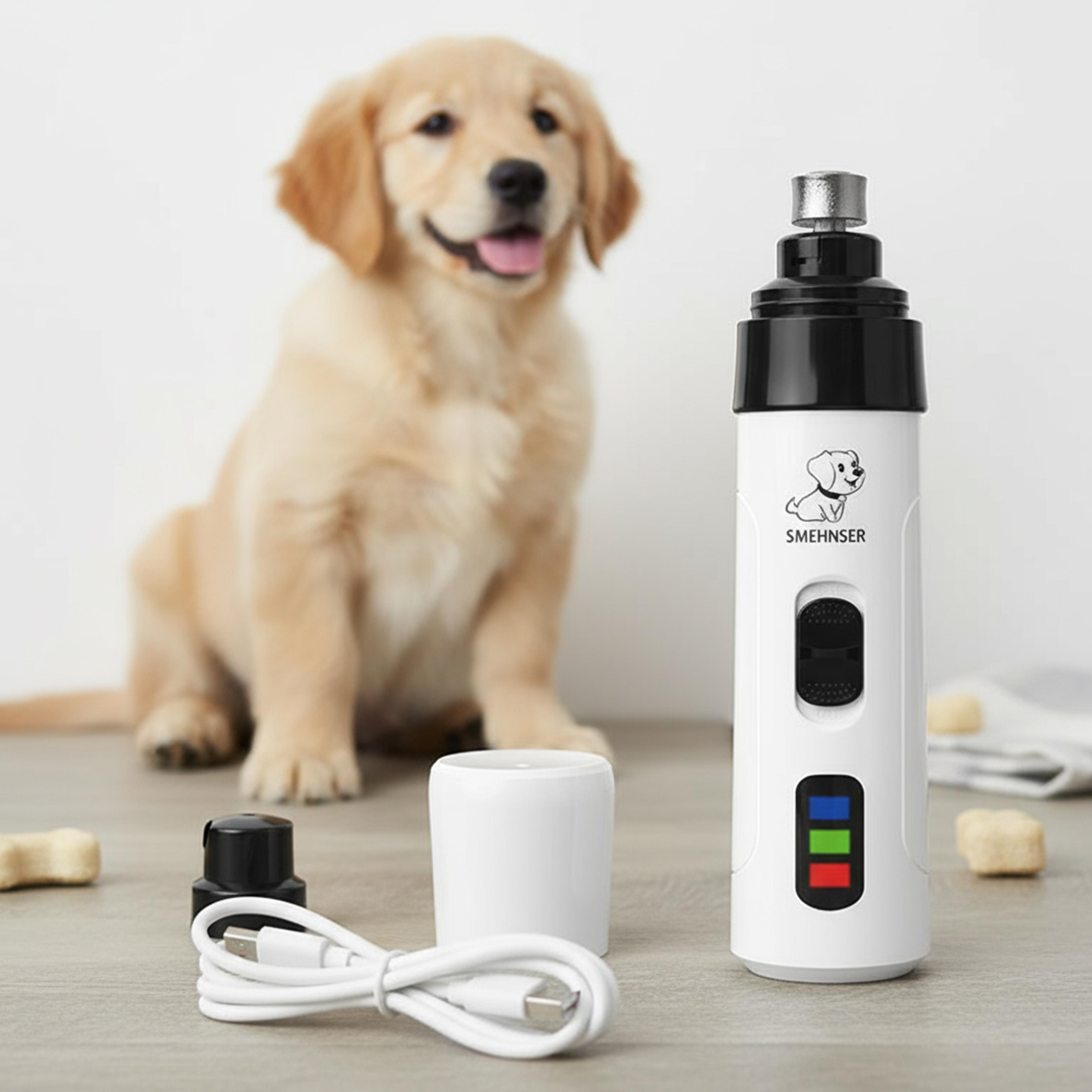 ultimate quiet rechargeable pet nail grinder electric usb trimmer for dogs & cats