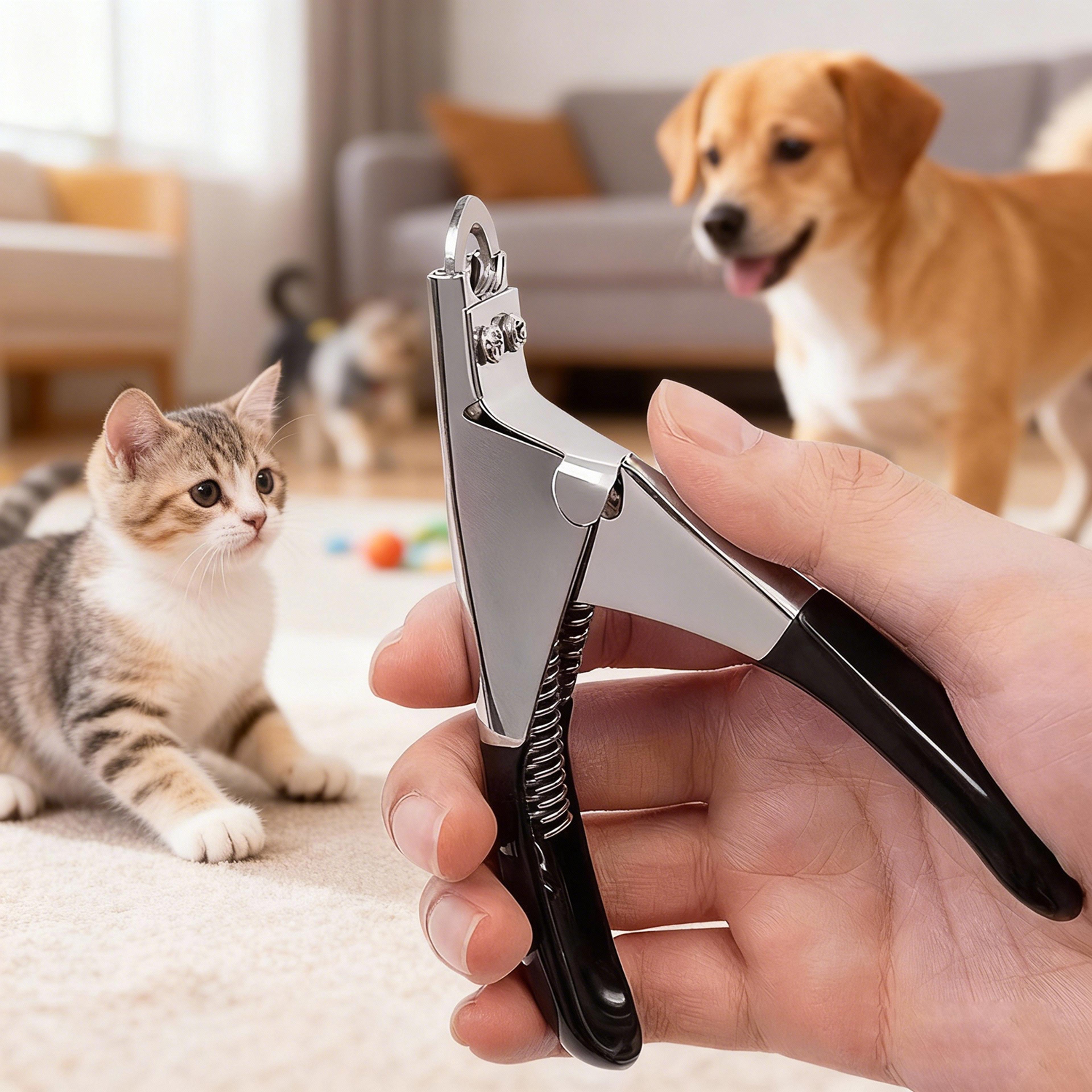 premium pet nail clippers for dogs & cats stainless steel grooming