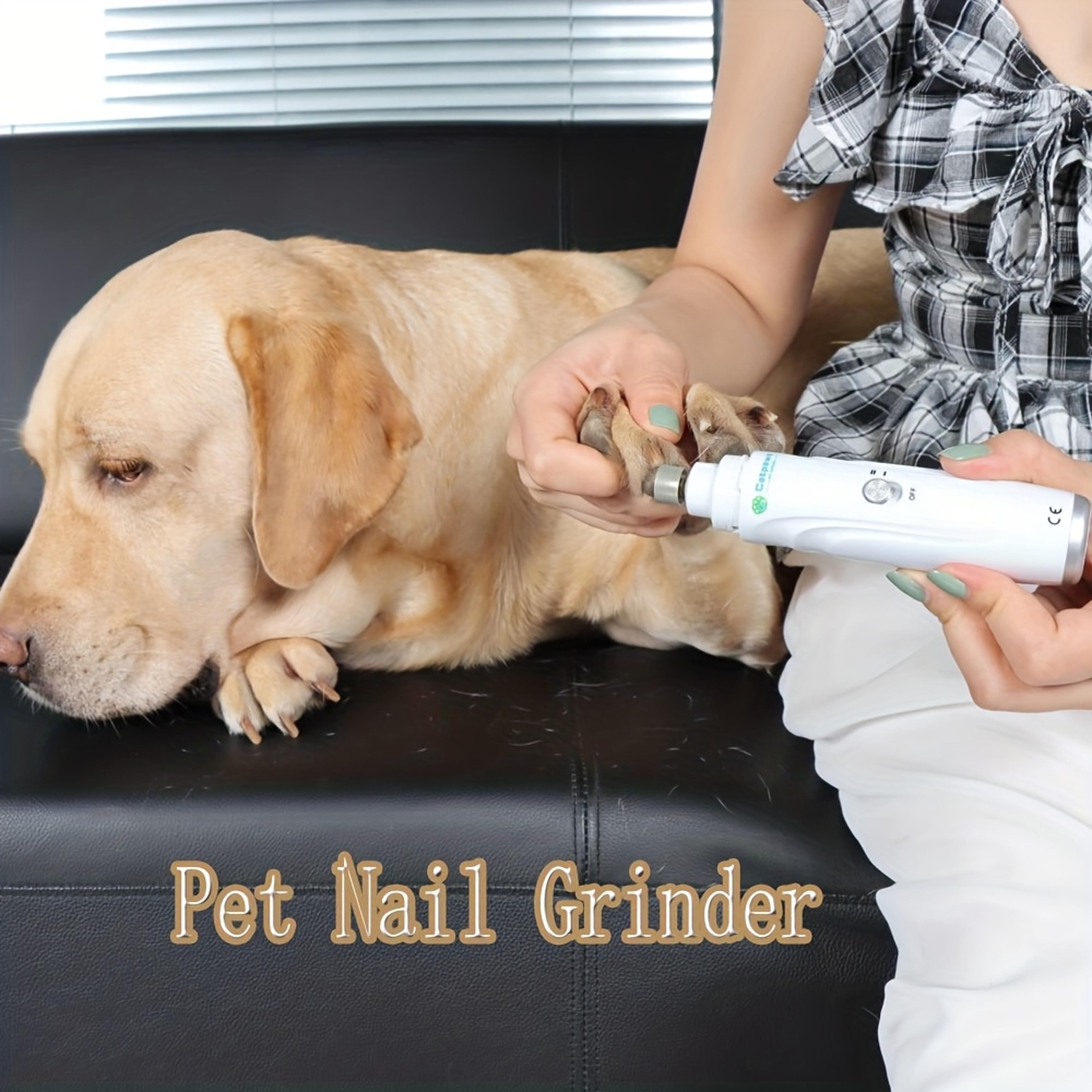 gentle usb rechargeable dog nail grinder & electric pet nail trimmer
