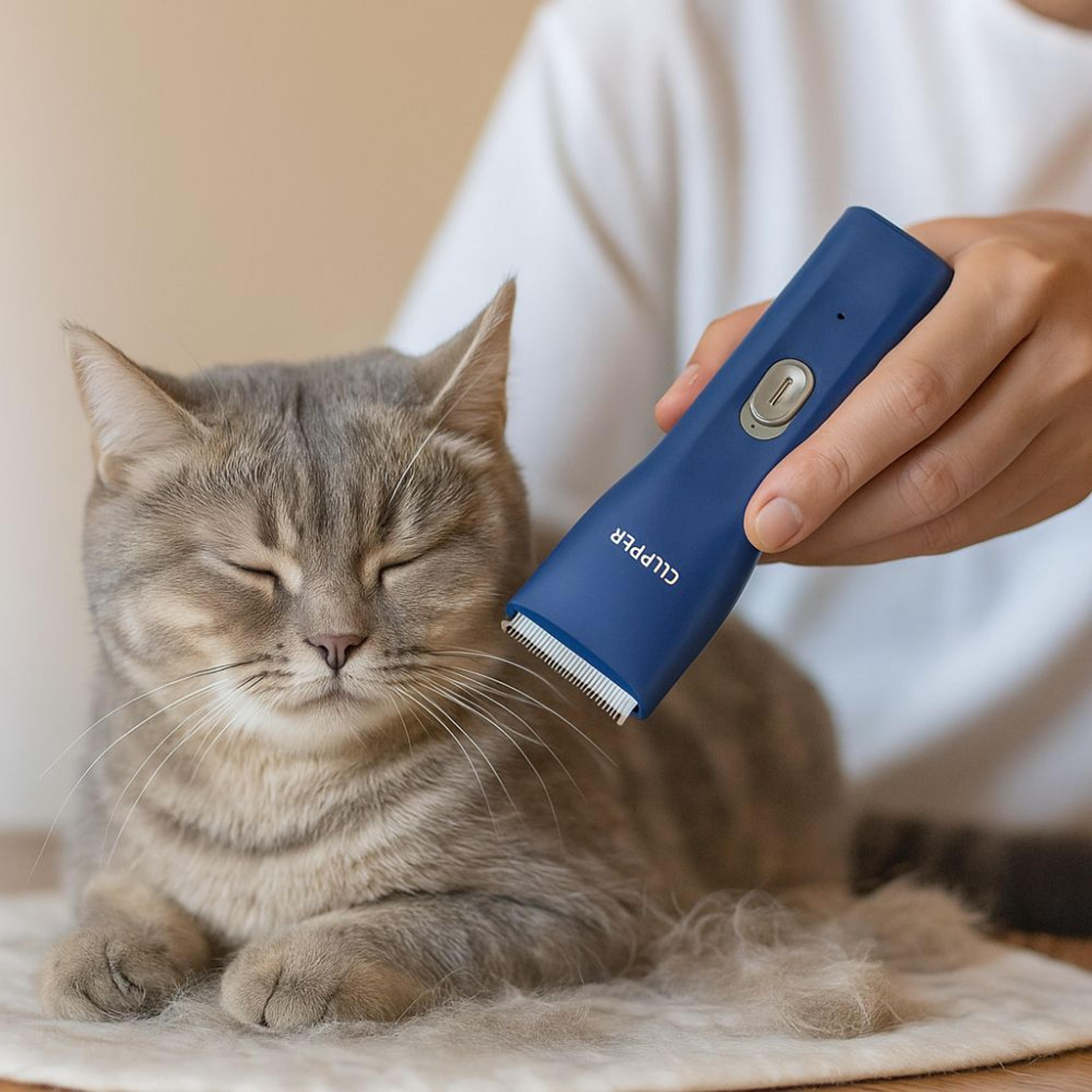 professional usb rechargeable silent pet hair clippers for dogs & cats
