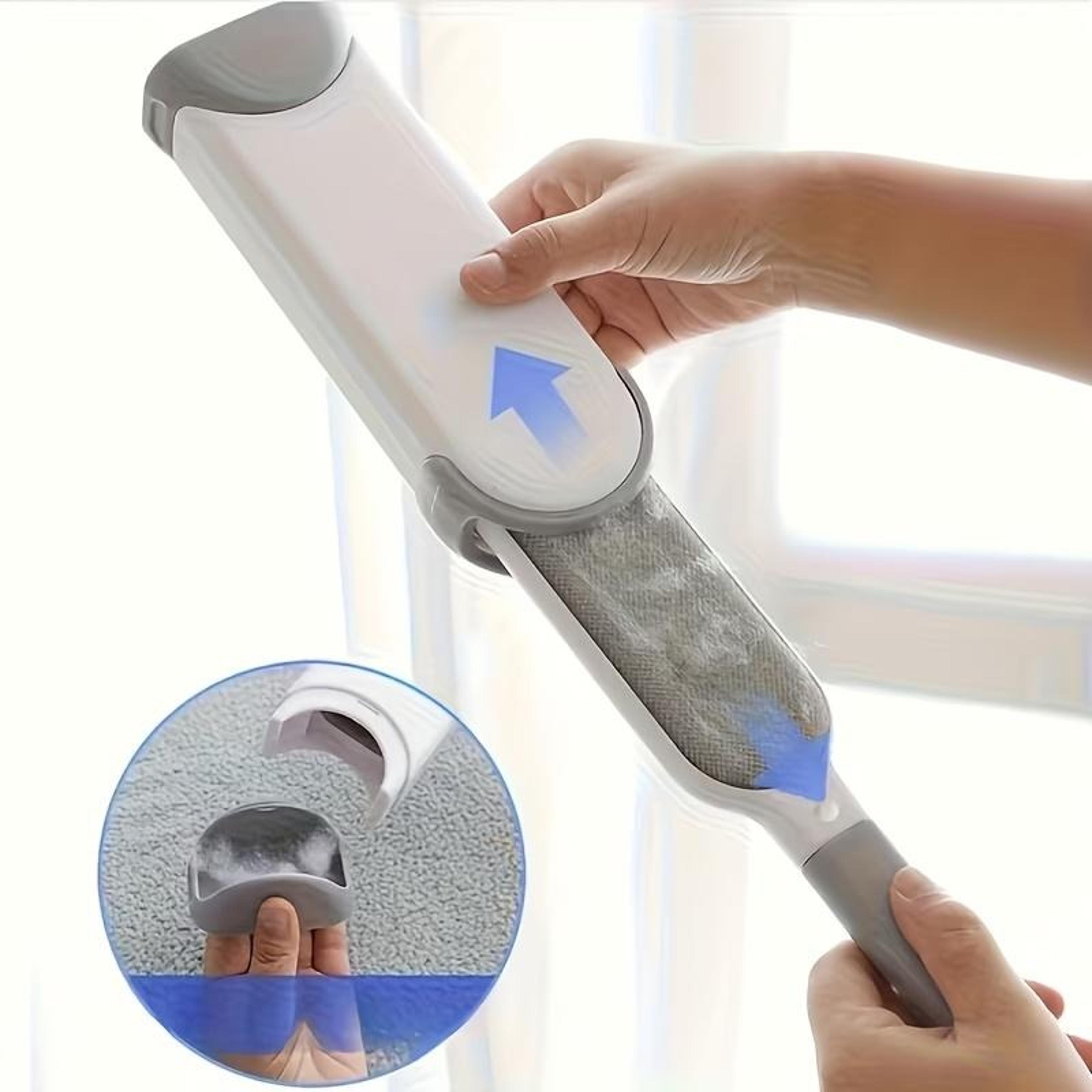 premium self cleaning pet hair remover brush for sofa, carpet & car