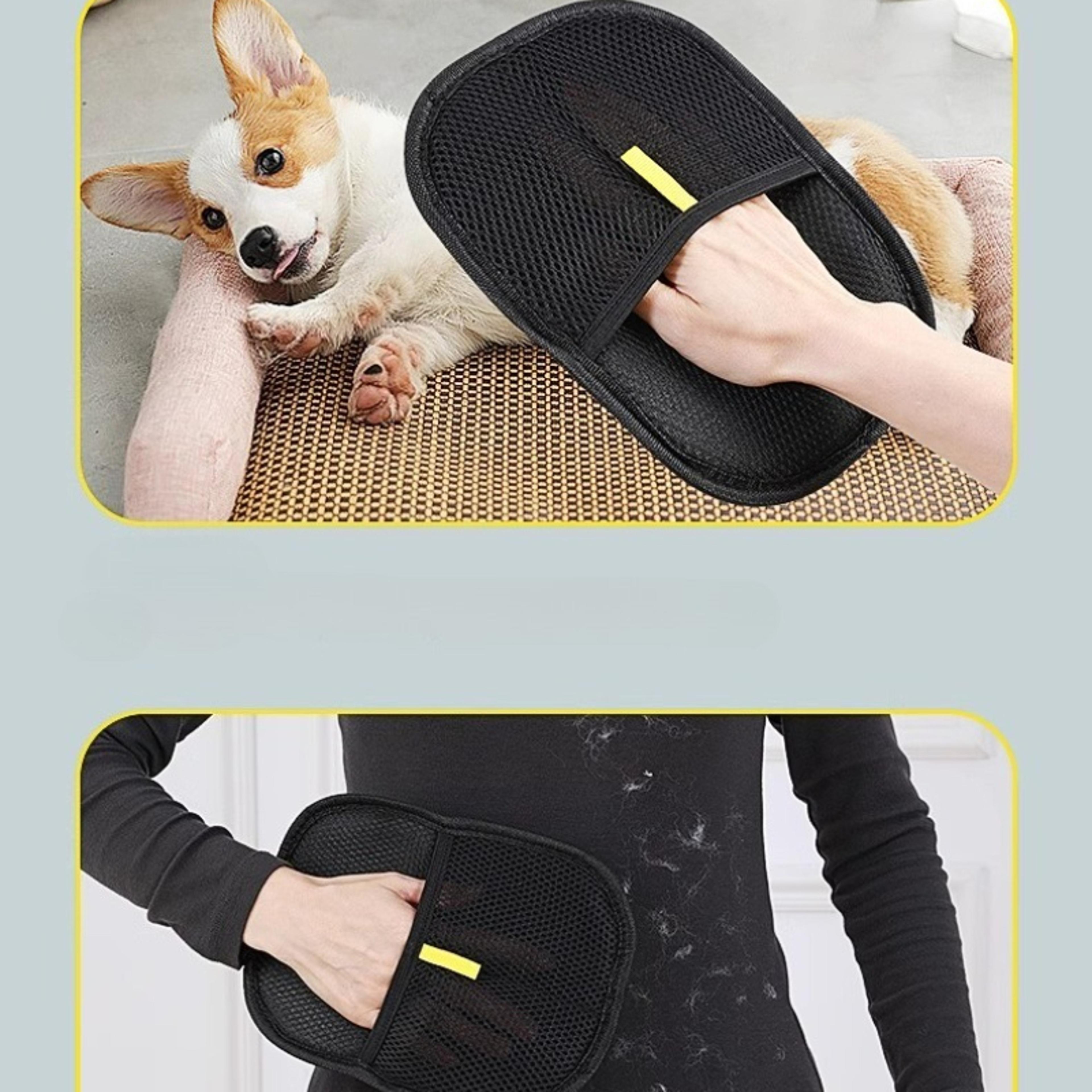 premium washable pet hair remover gloves reusable clothes & grooming tool