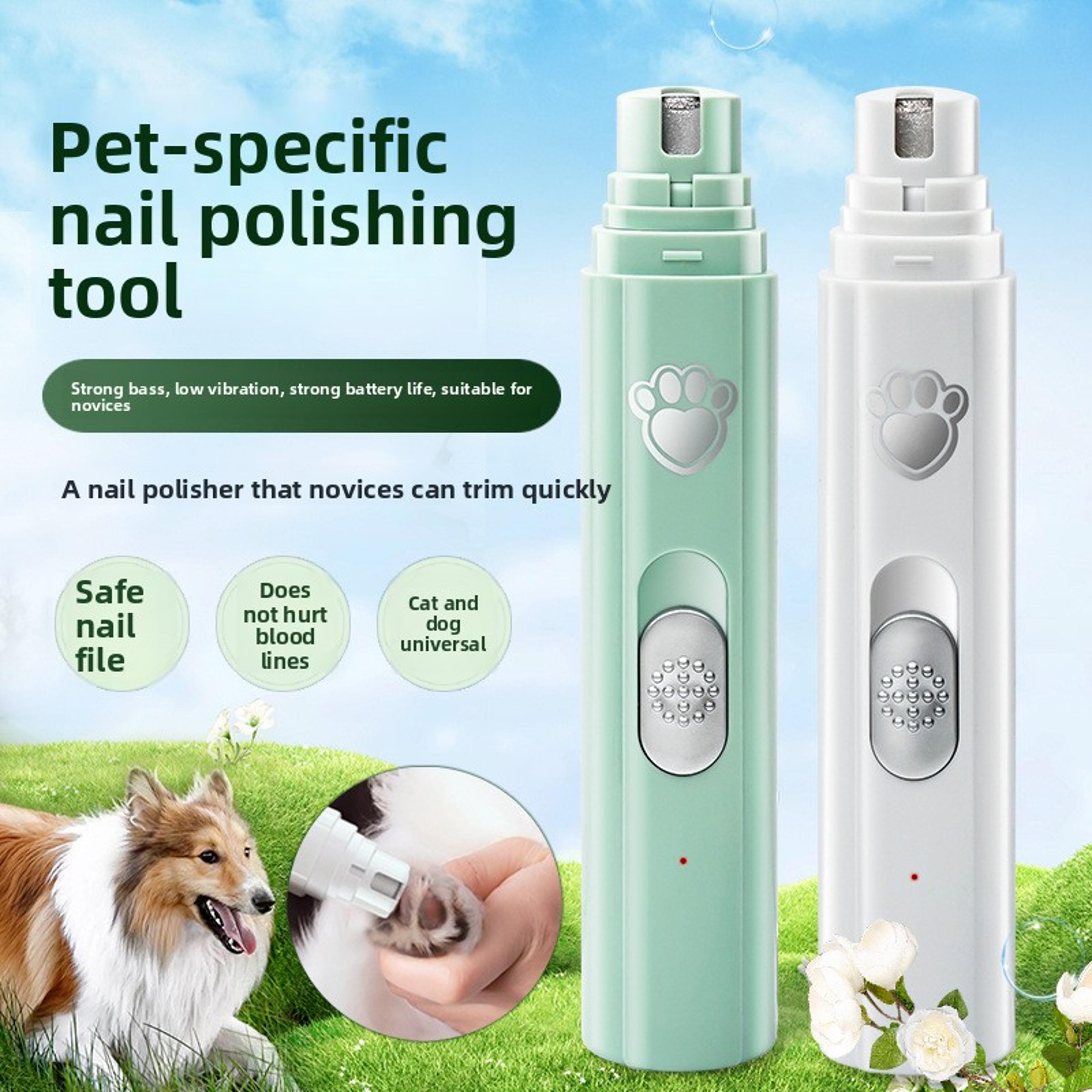 usb rechargeable dog nail grinder for safe & painless pet grooming
