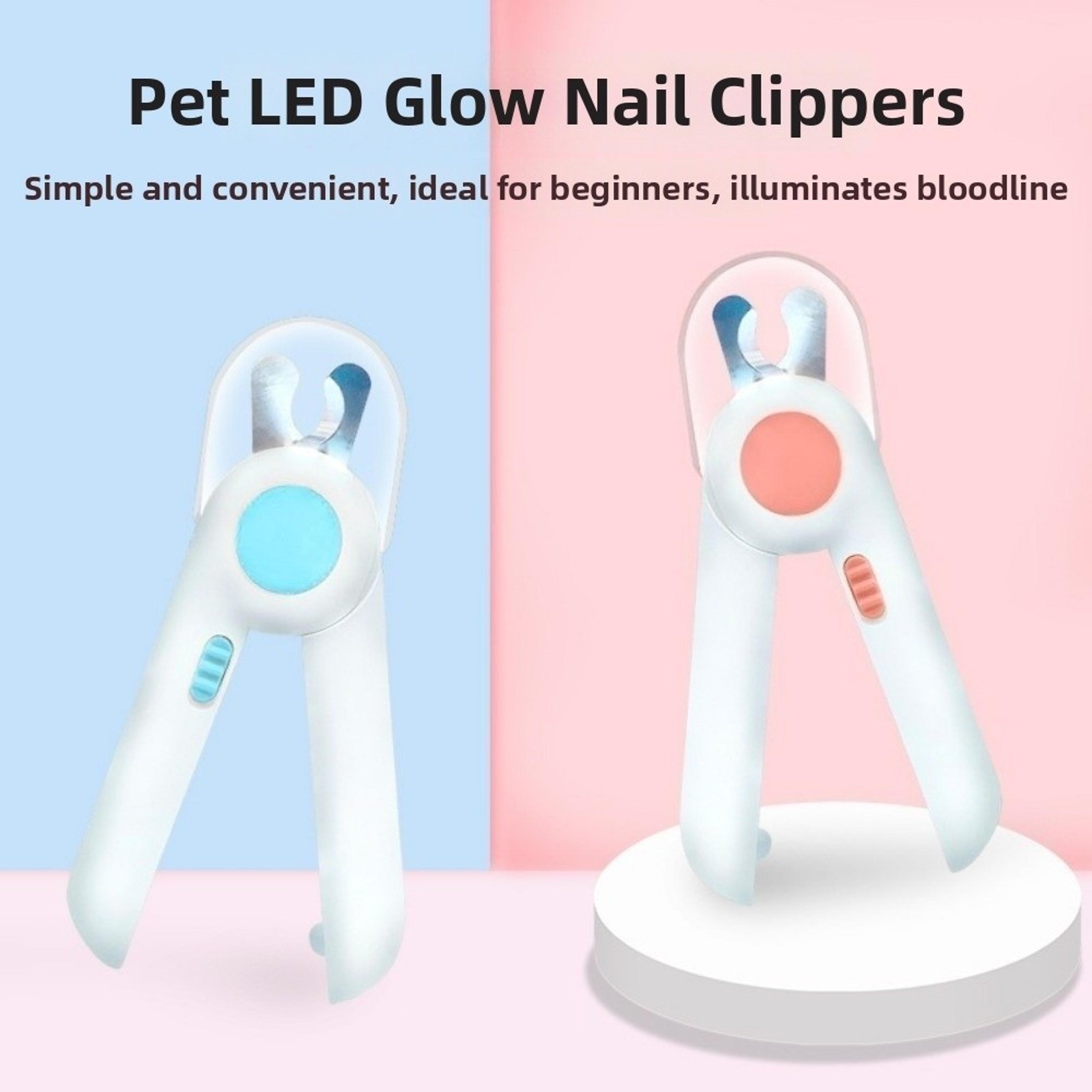 pawglow led pet nail clipper & grinder for dogs and cats