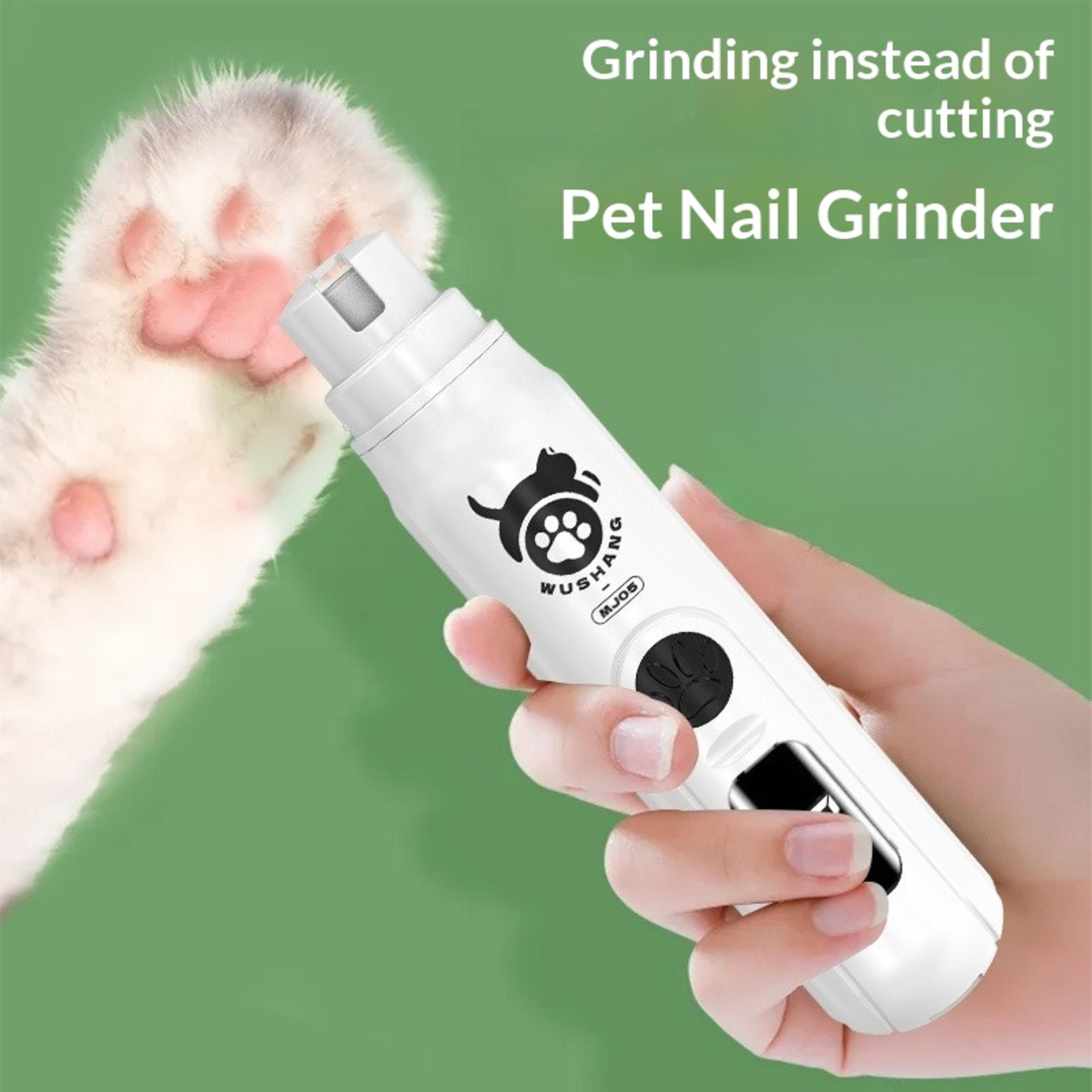 pro pet nail grinder quiet usb rechargeable nail trimmer for dogs & cats