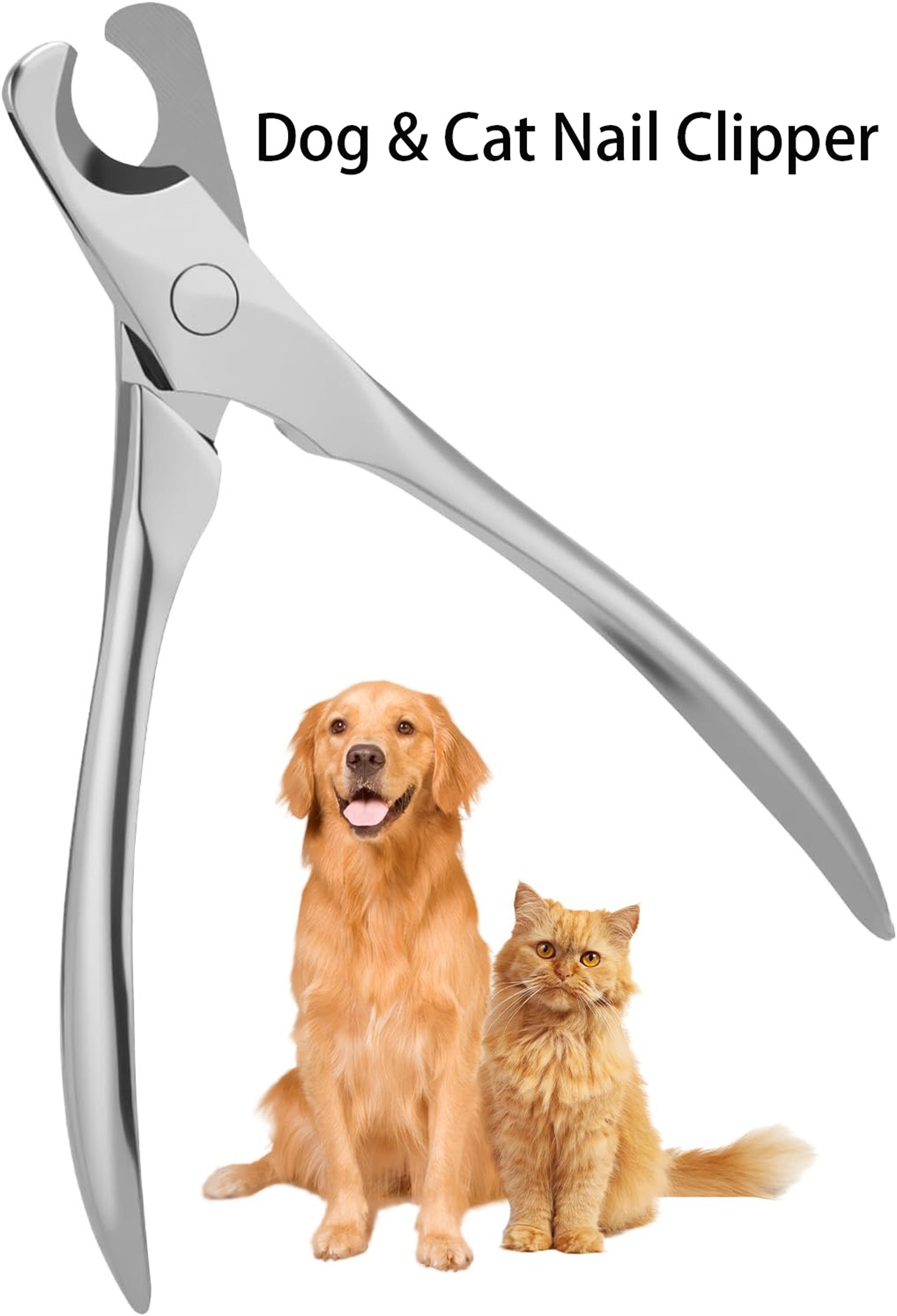 professional pet nail clipper for dogs & cats with pet nail clipper, dog nail trimmer & safety guard