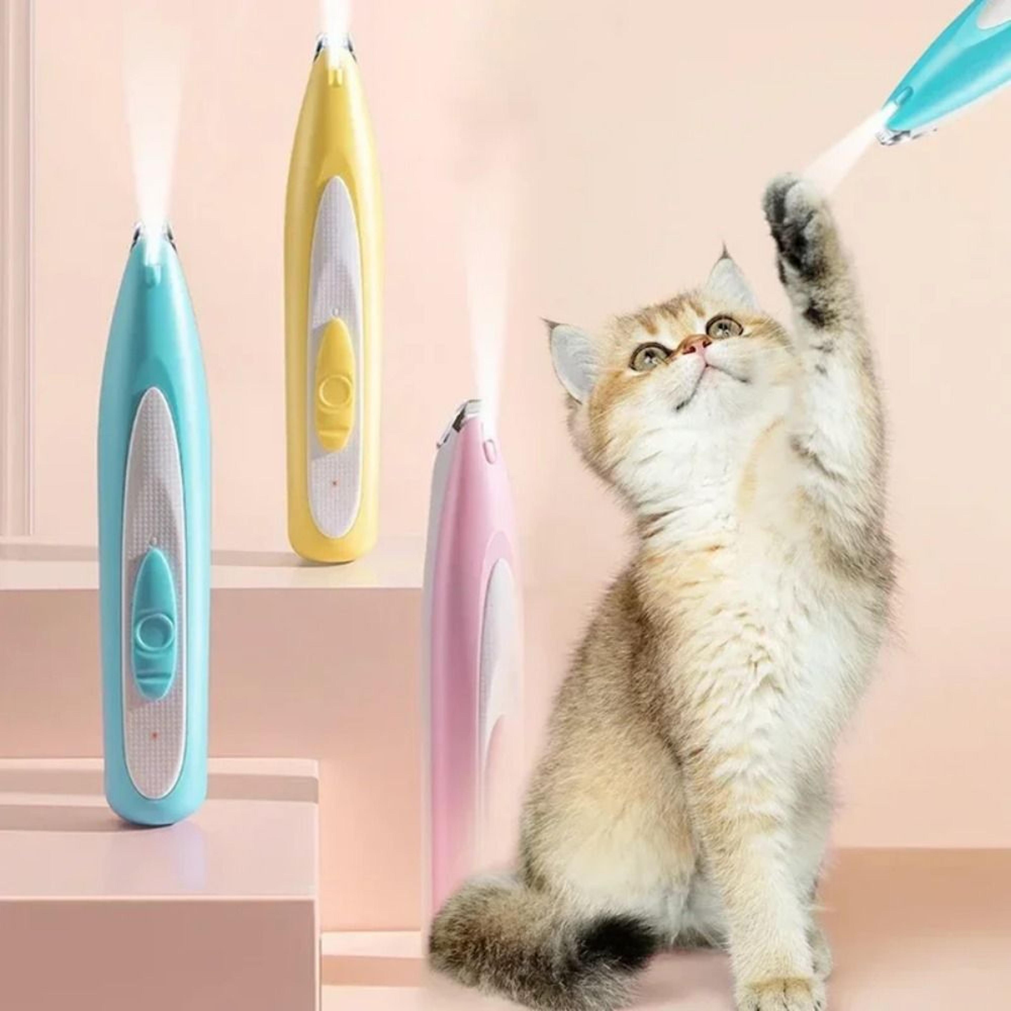 pro led pet paw trimmer for dogs & cats usb rechargeable waterproof grooming clipper