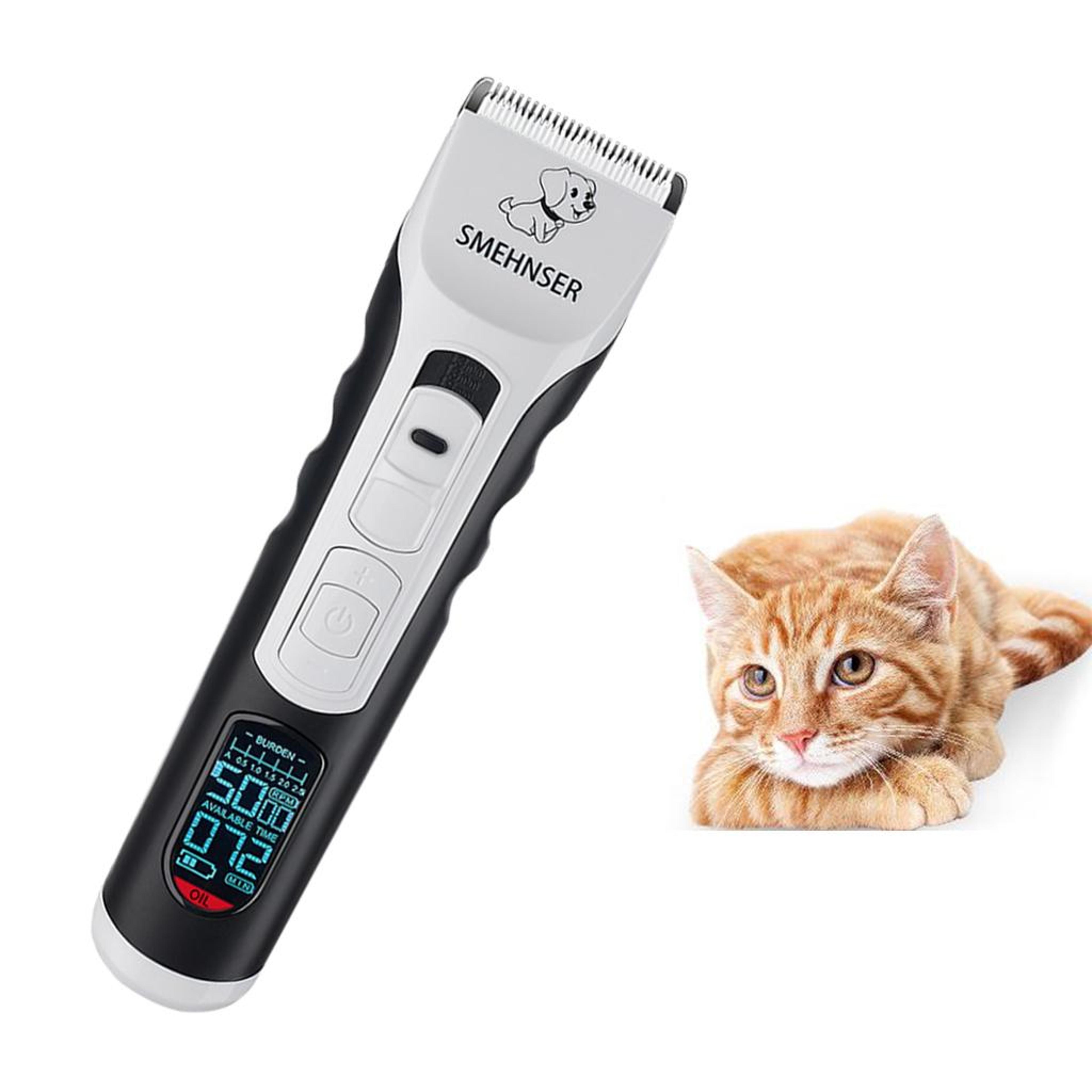 cordless pet grooming clippers for dogs & cats rechargeable low noise hair trimmer