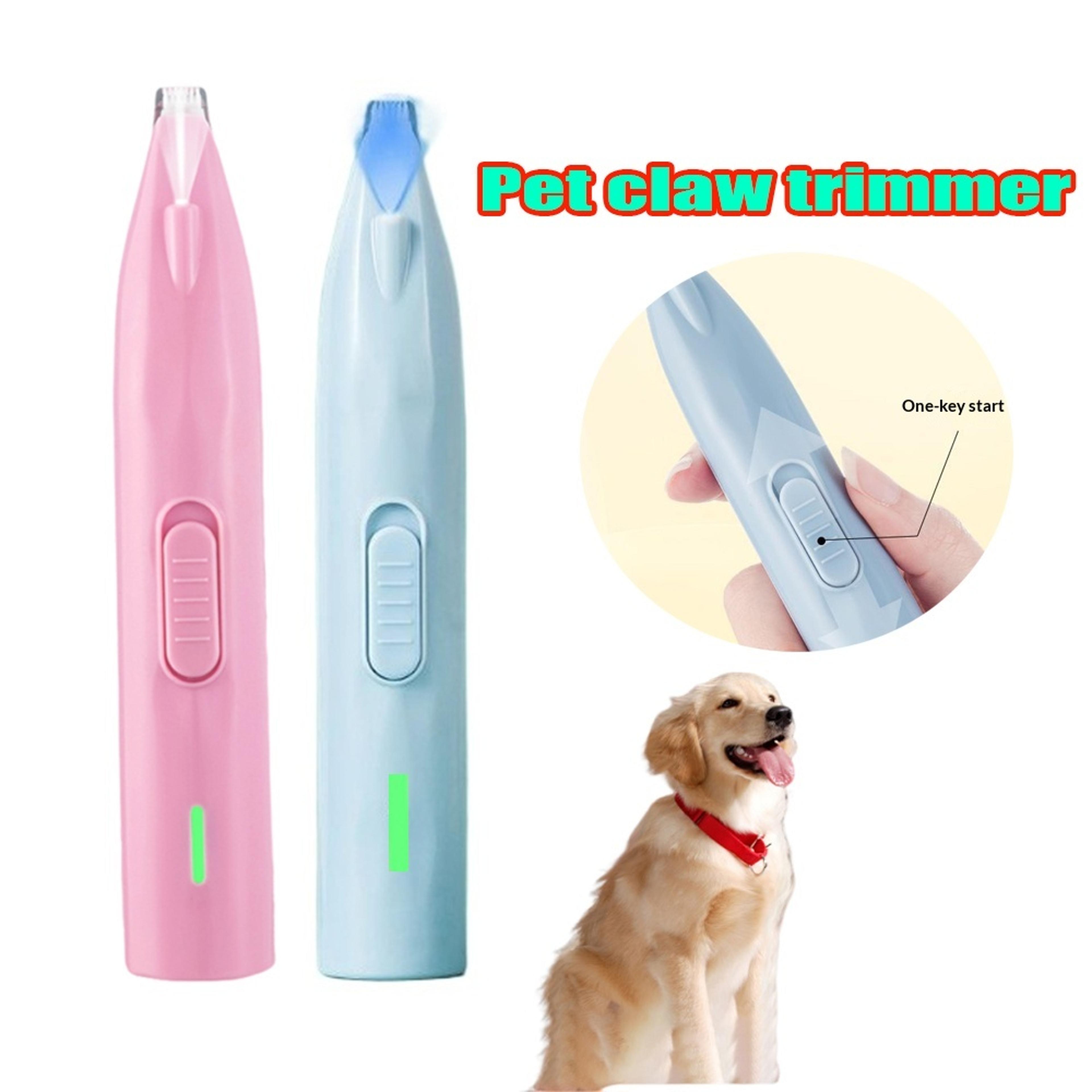 premium electric pet nail trimmer & led pet claw trimmer quiet grooming tool for dogs & cats