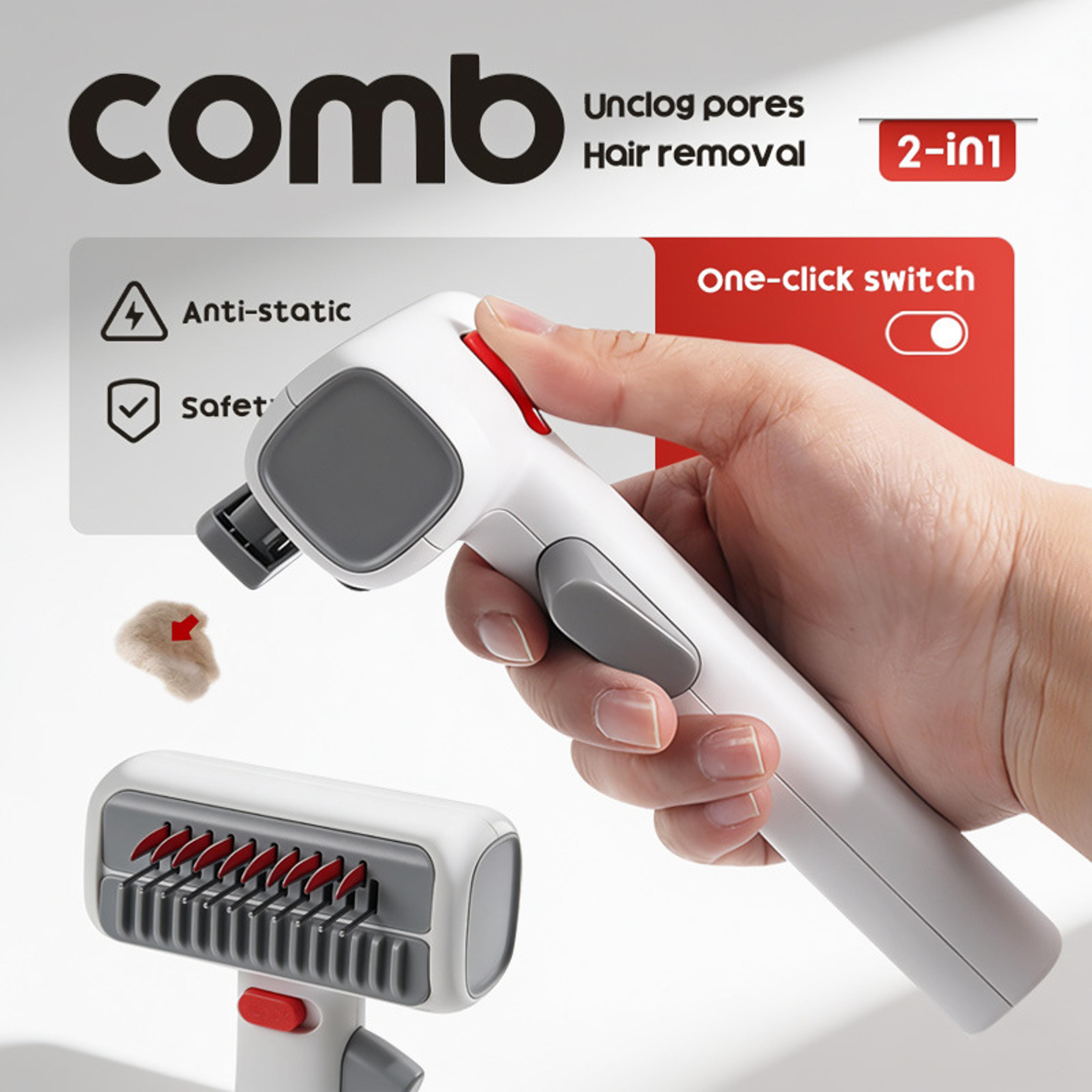 cat dematting & deshedding comb for long haired cats