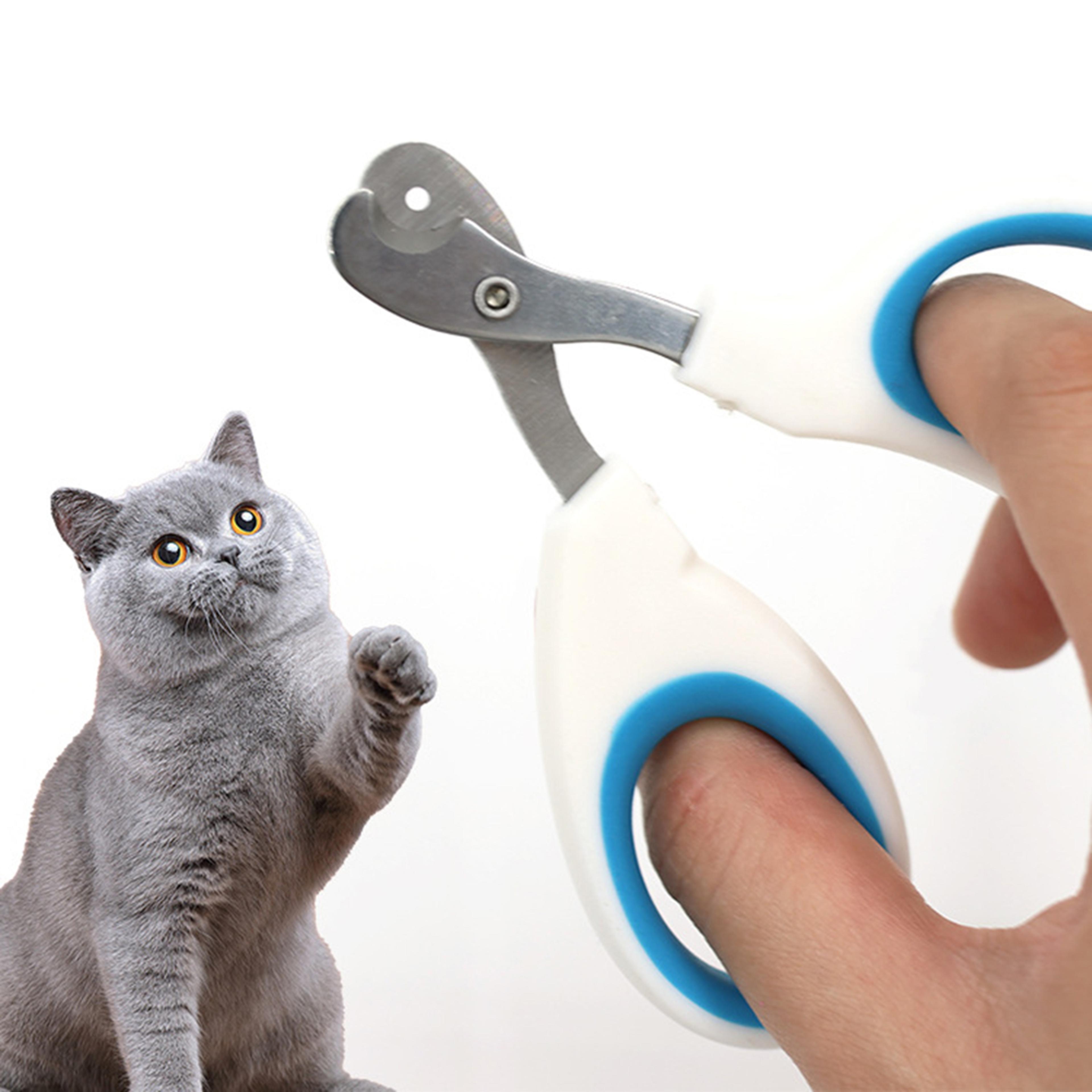precision stainless steel cat nail clippers for small pets safe & easy pet nail trimmer