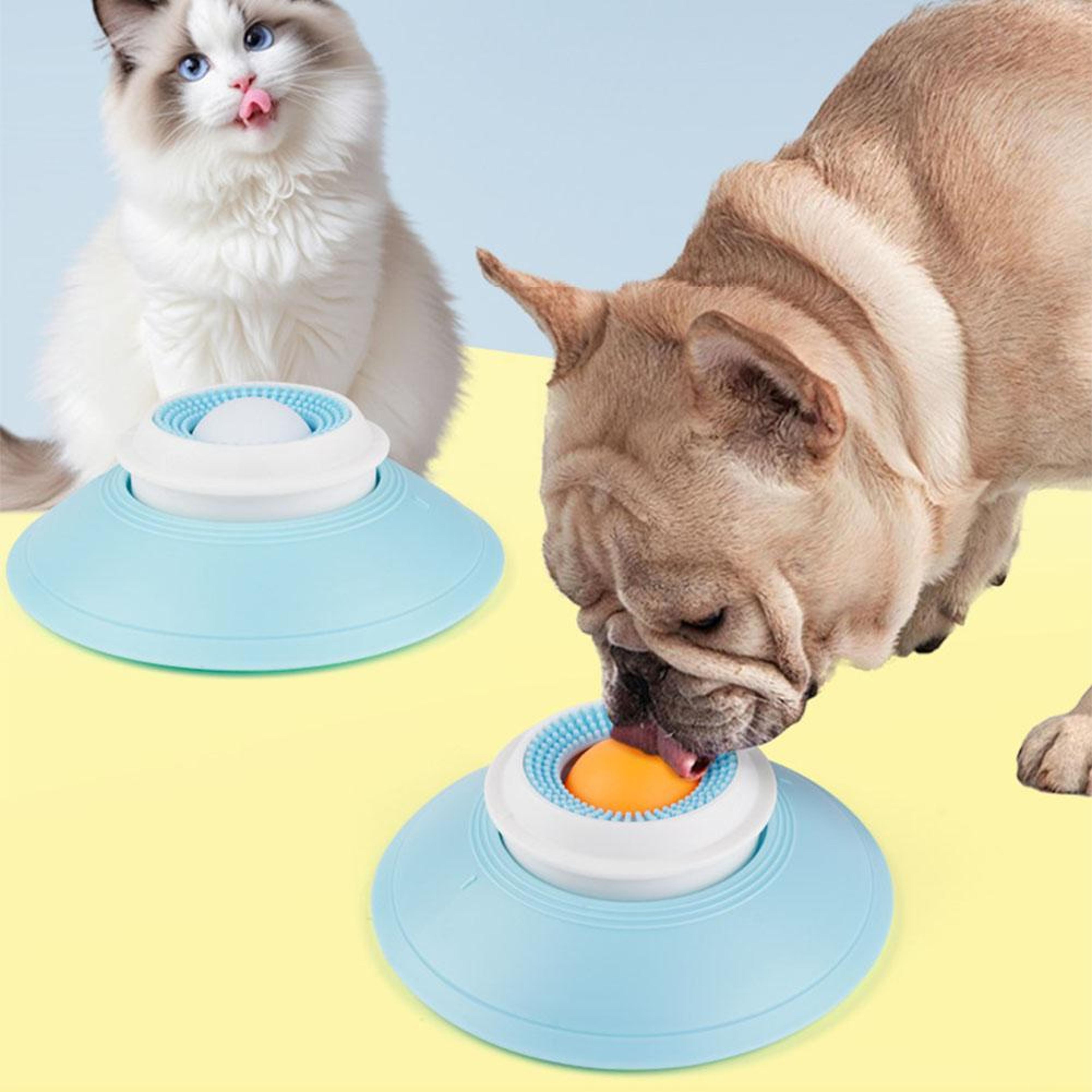 premium interactive dog enrichment toy slow feeder dog toy & licking food dispenser for puppies & cats