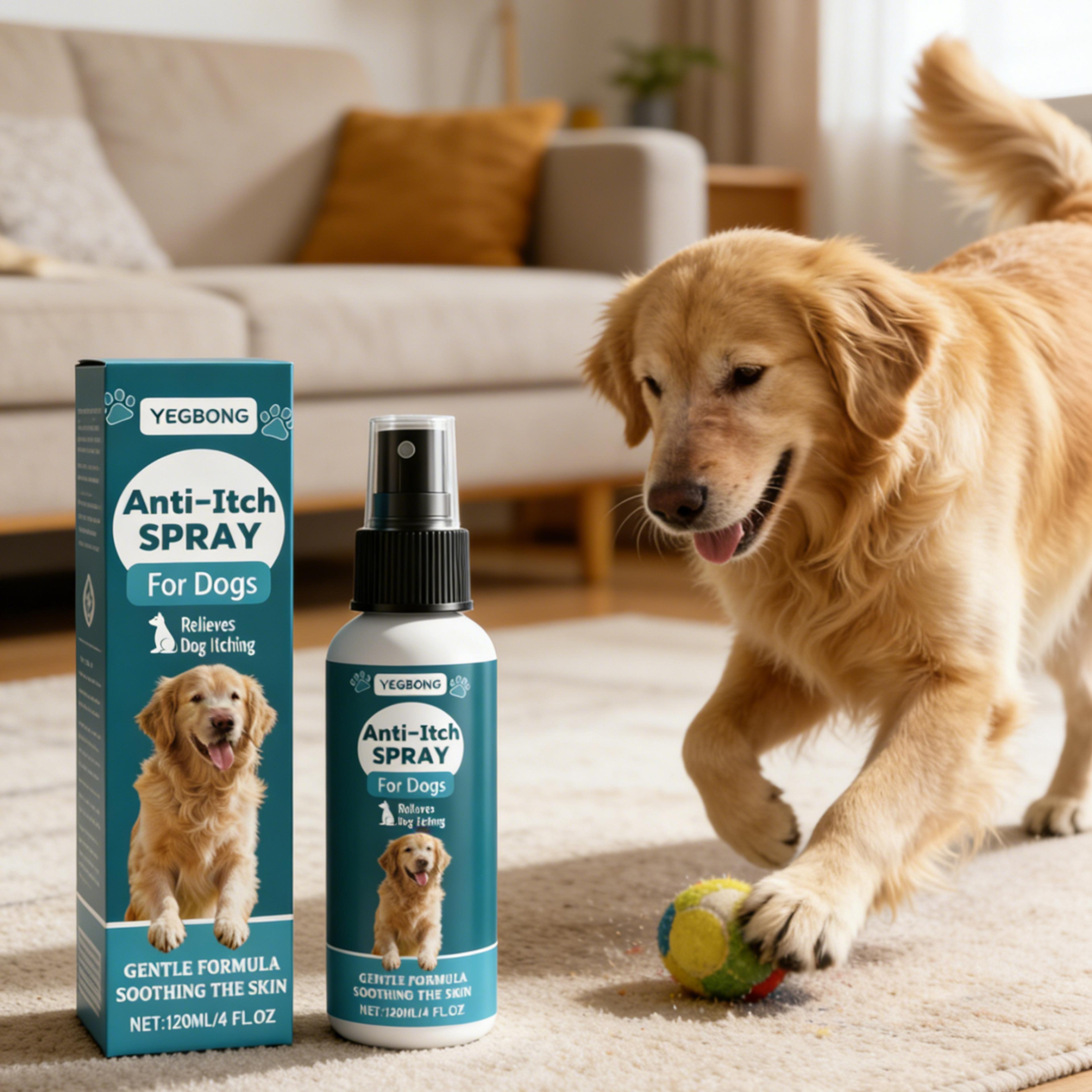 anti itch pet skin relief spray for dogs & cats