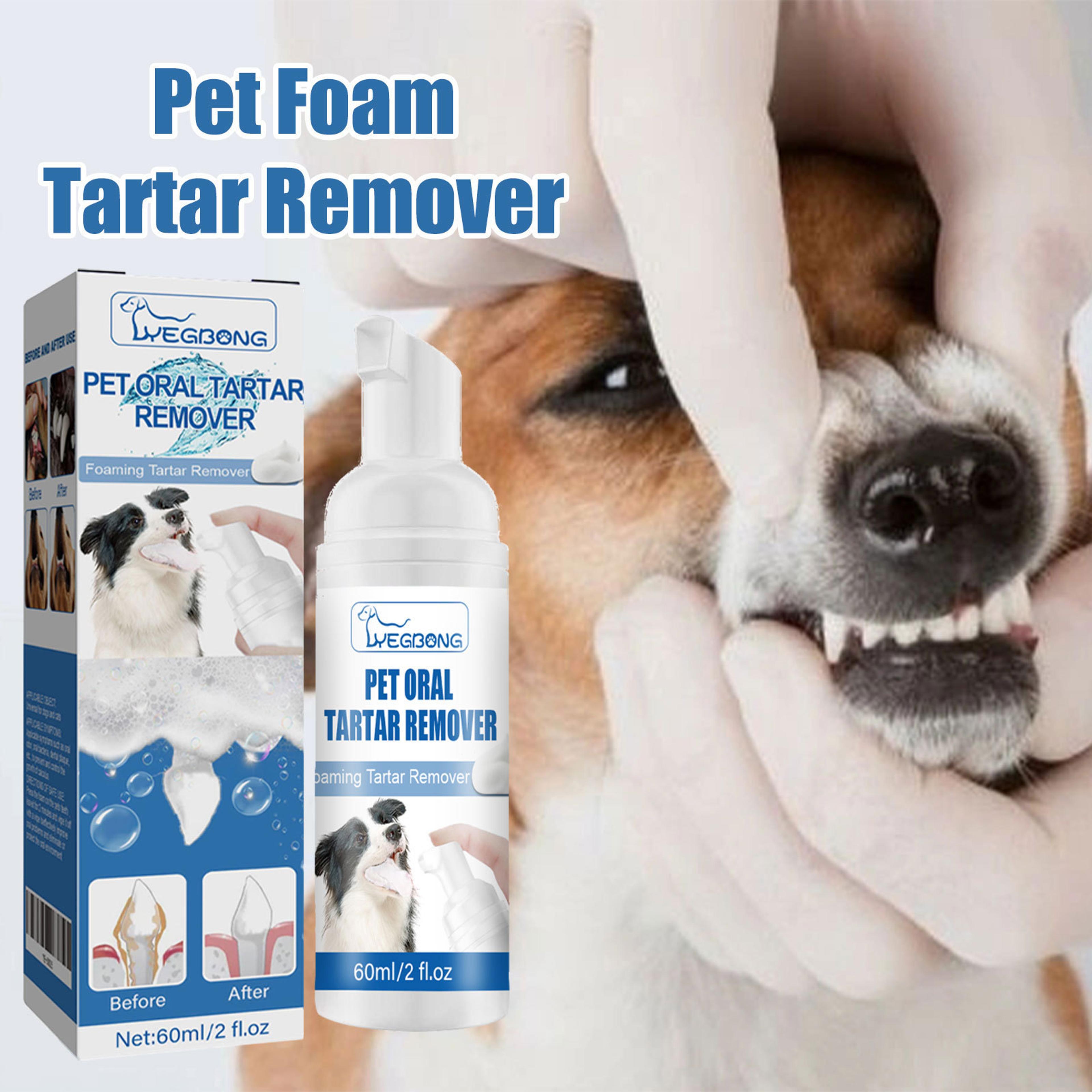 pet dental spray & foam cleaner for cleaner teeth, fresher breath & tartar control