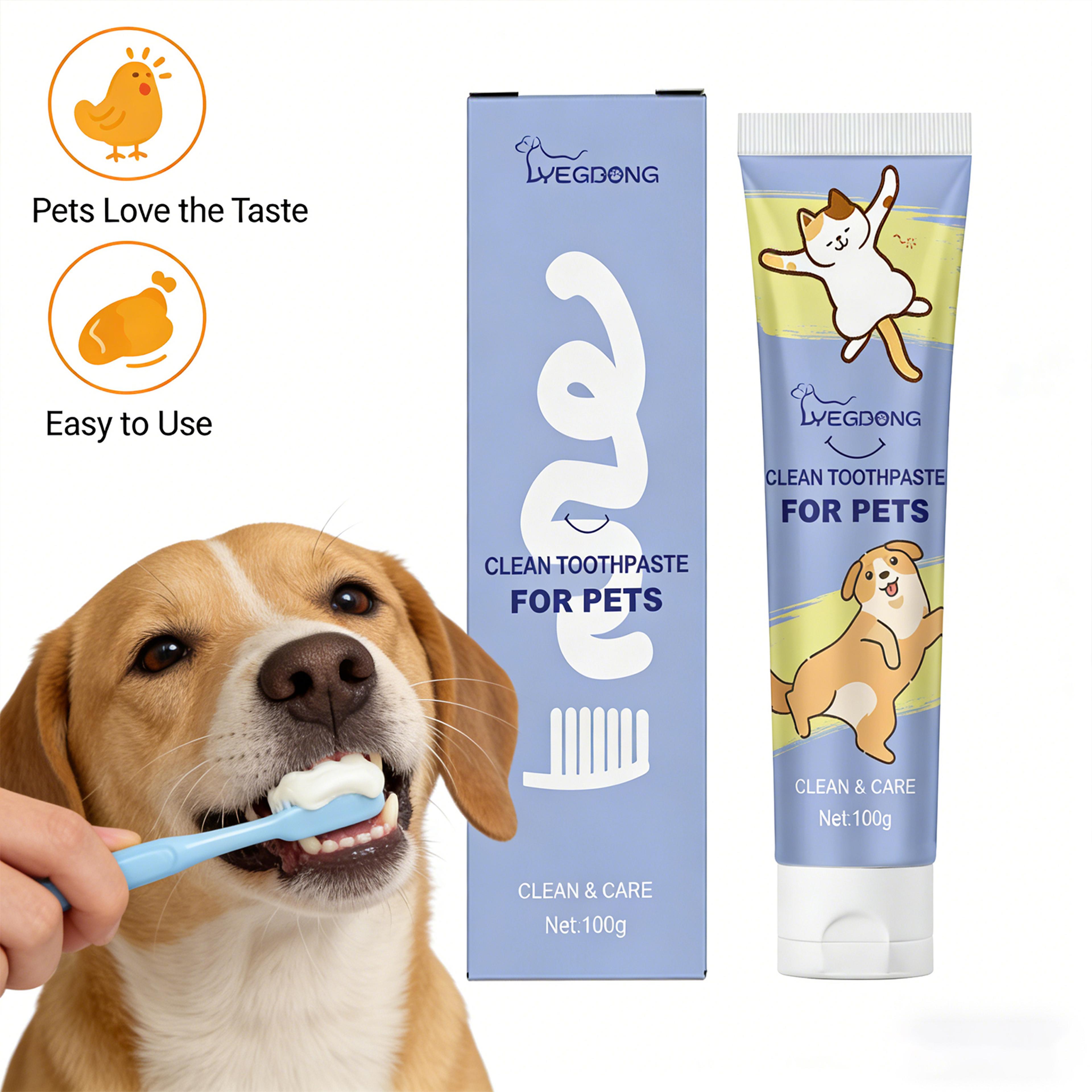 pet toothpaste for cleaner teeth & fresher breath