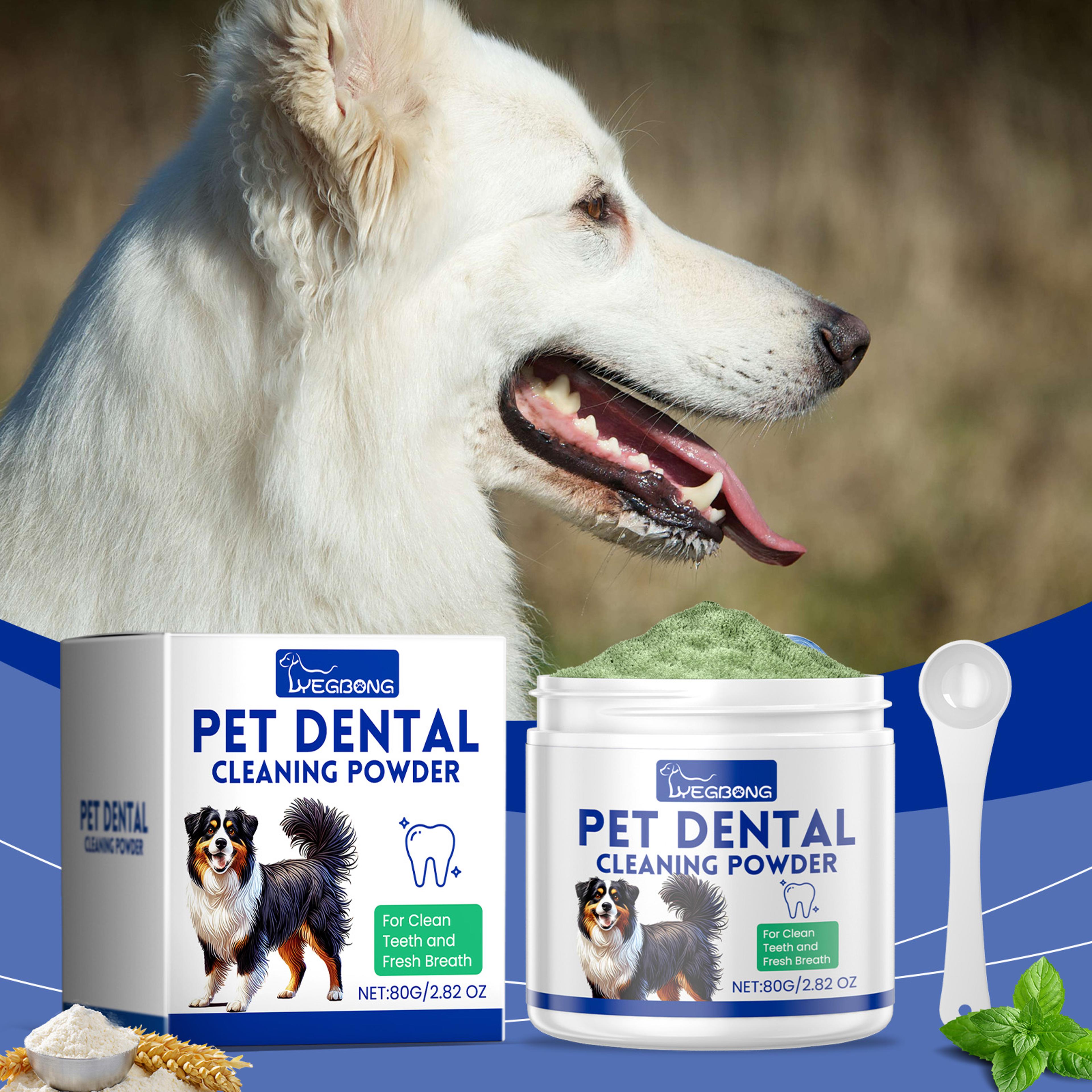 dog dental powder tartar remover & fresh breath oral care