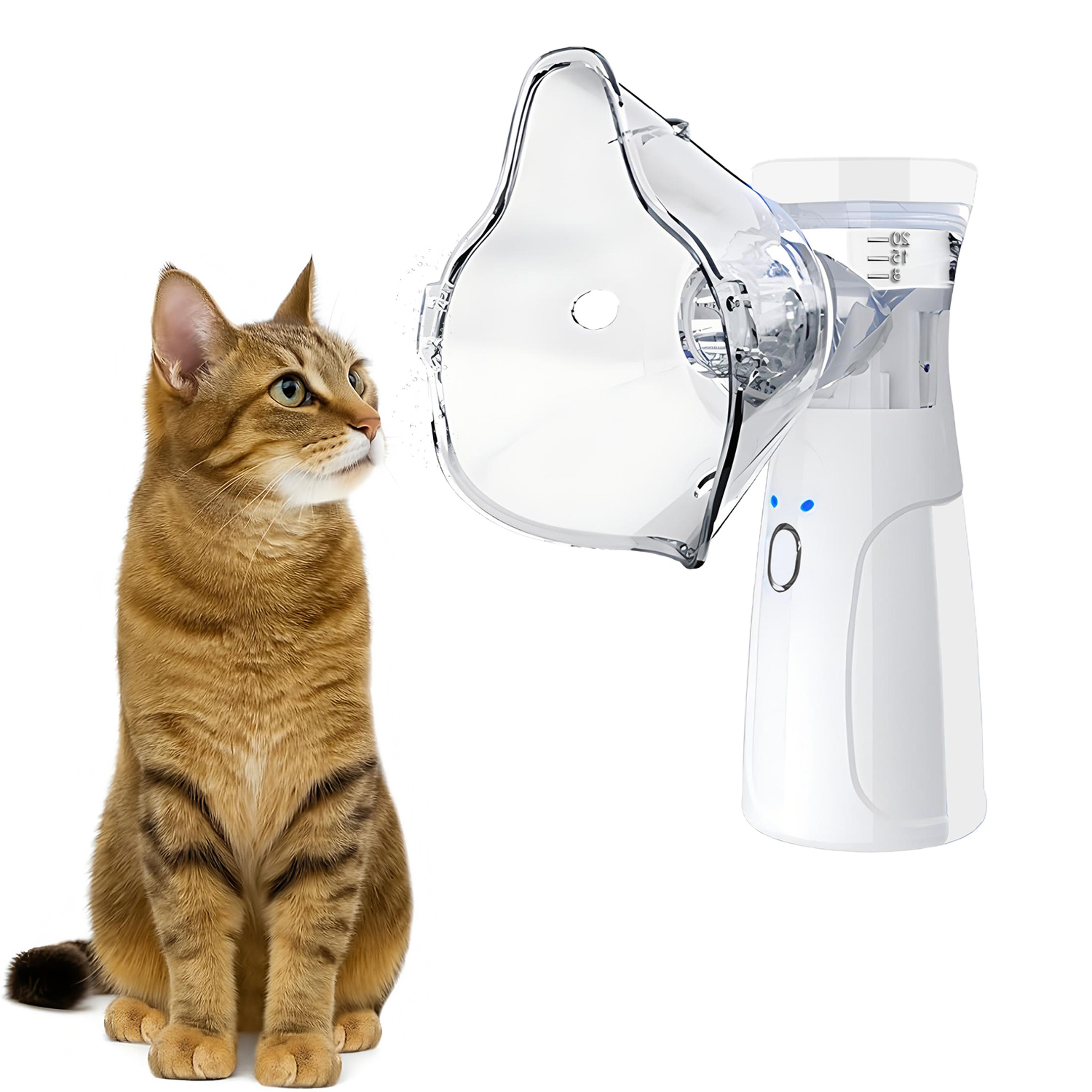 pet asthma inhaler spacer for cats & dogs portable pet asthma inhaler nebulizer chamber