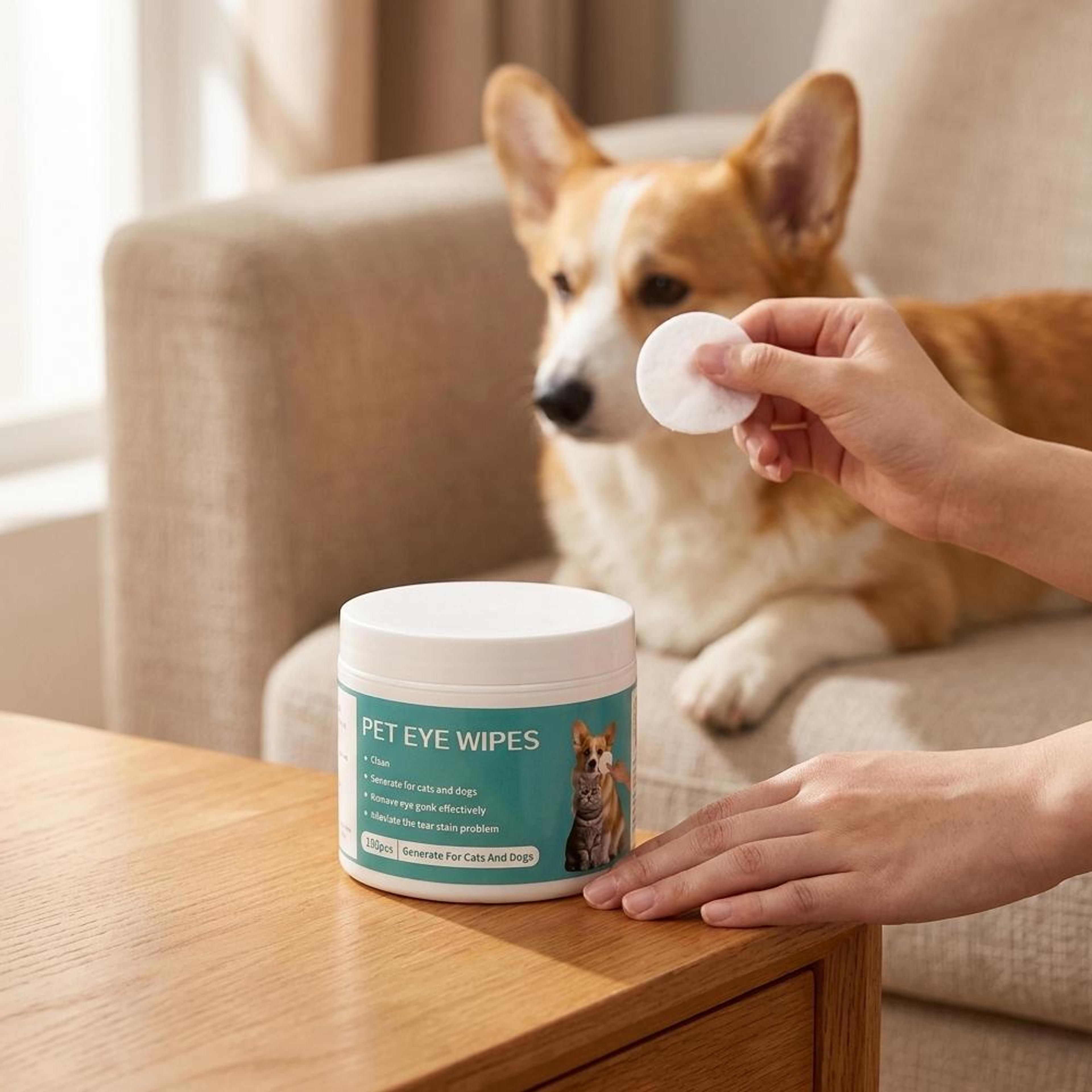 pet eye cleaning wipes for dogs and cats tear stain remover disposable gentle care