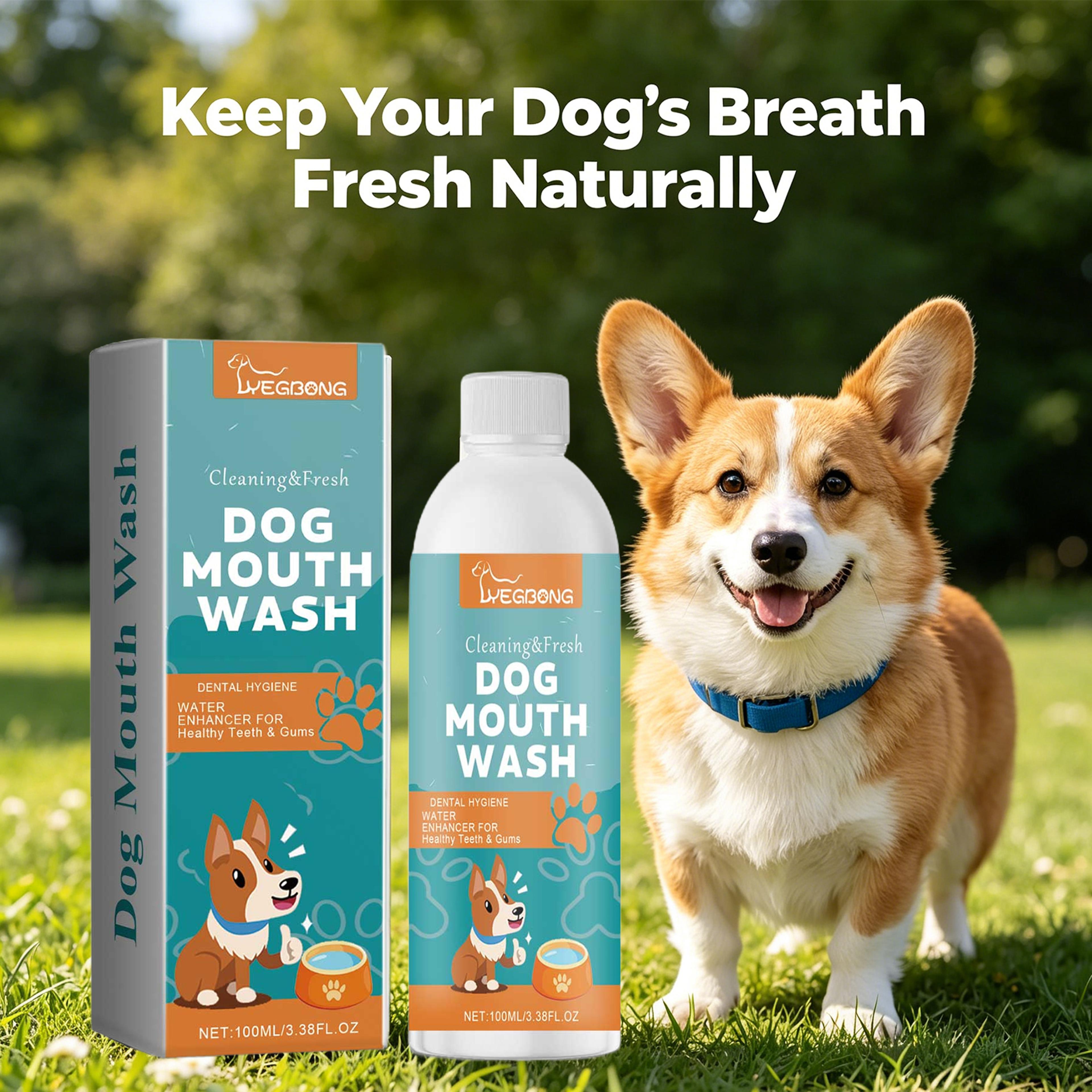 dog teeth cleaning oral care mouthwash fresh breath tartar remover dental hygiene solution for dogs