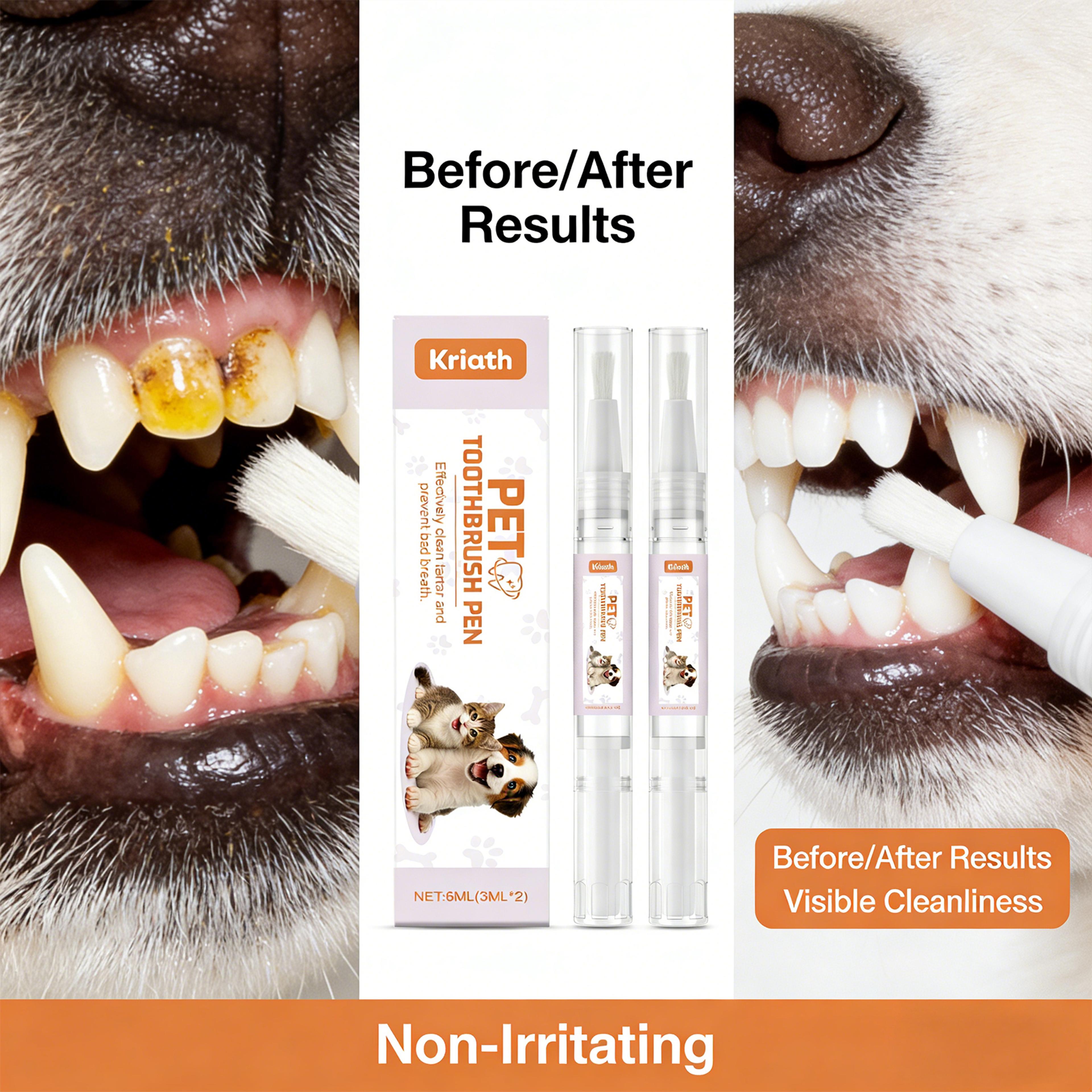 pet toothbrush pen for dog and cat dental care oral hygiene cleaner