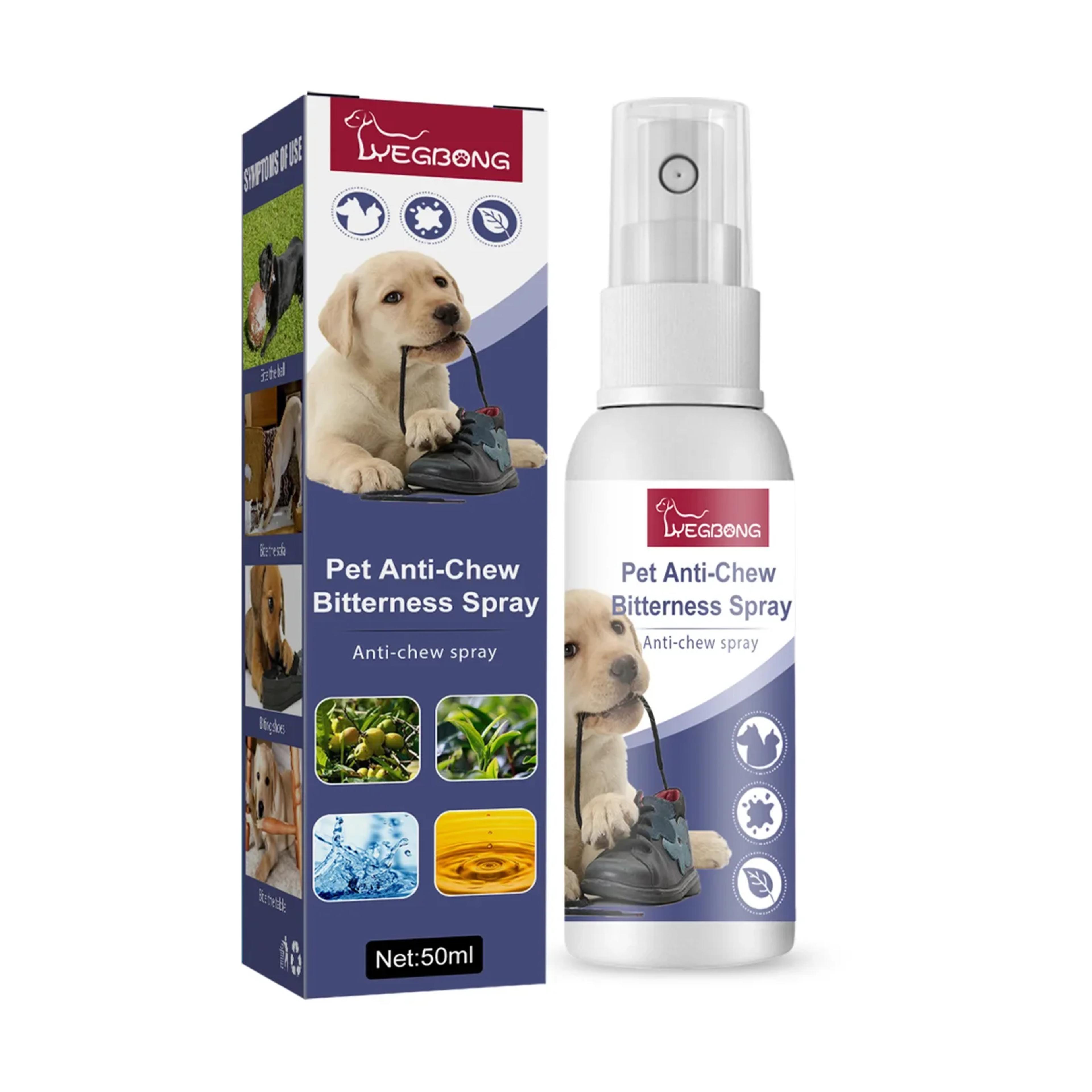 anti chew training spray for dogs & cats furniture protection formula