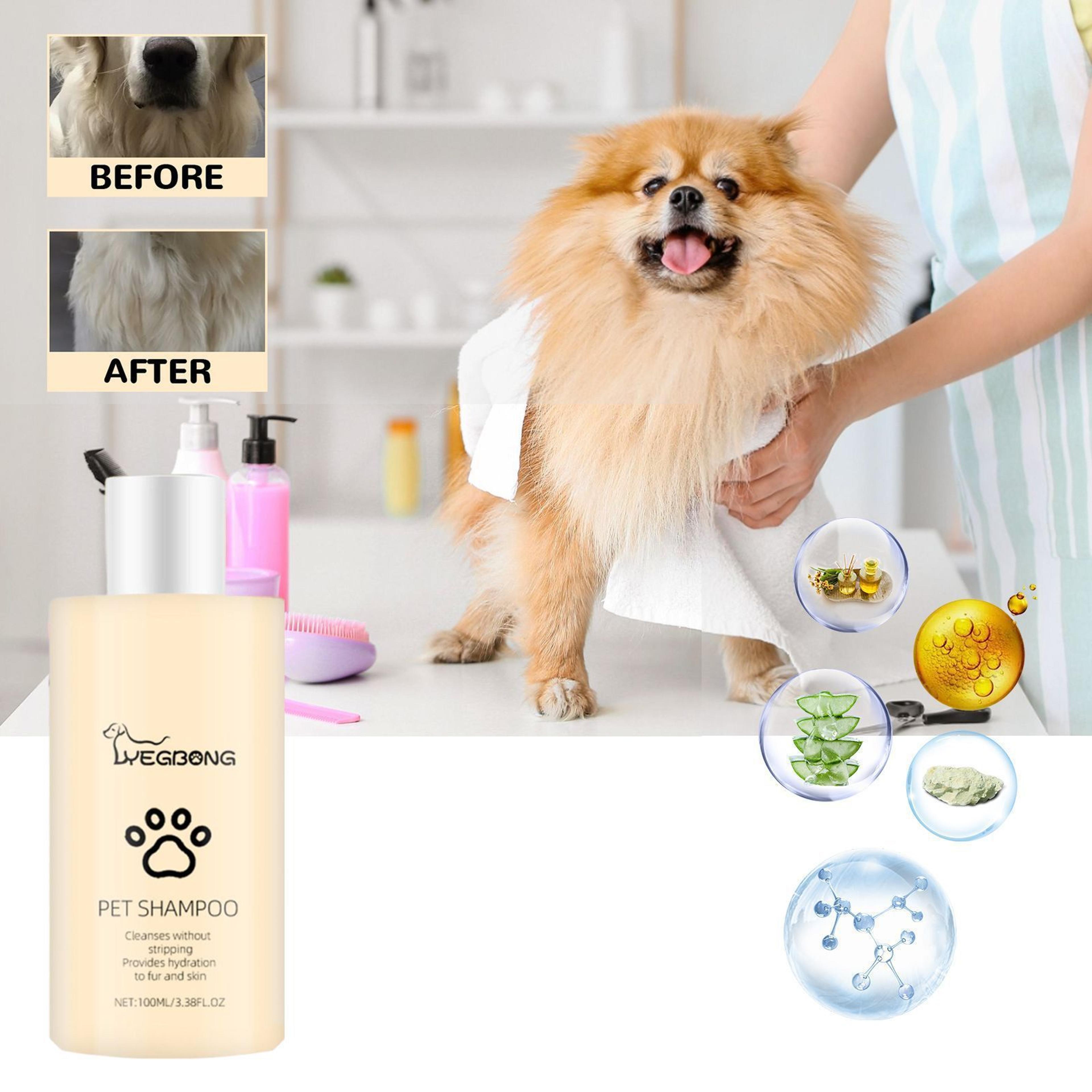 gentle cat and dog shampoo anti itch deodorizing pet grooming wash with long lasting fragrance