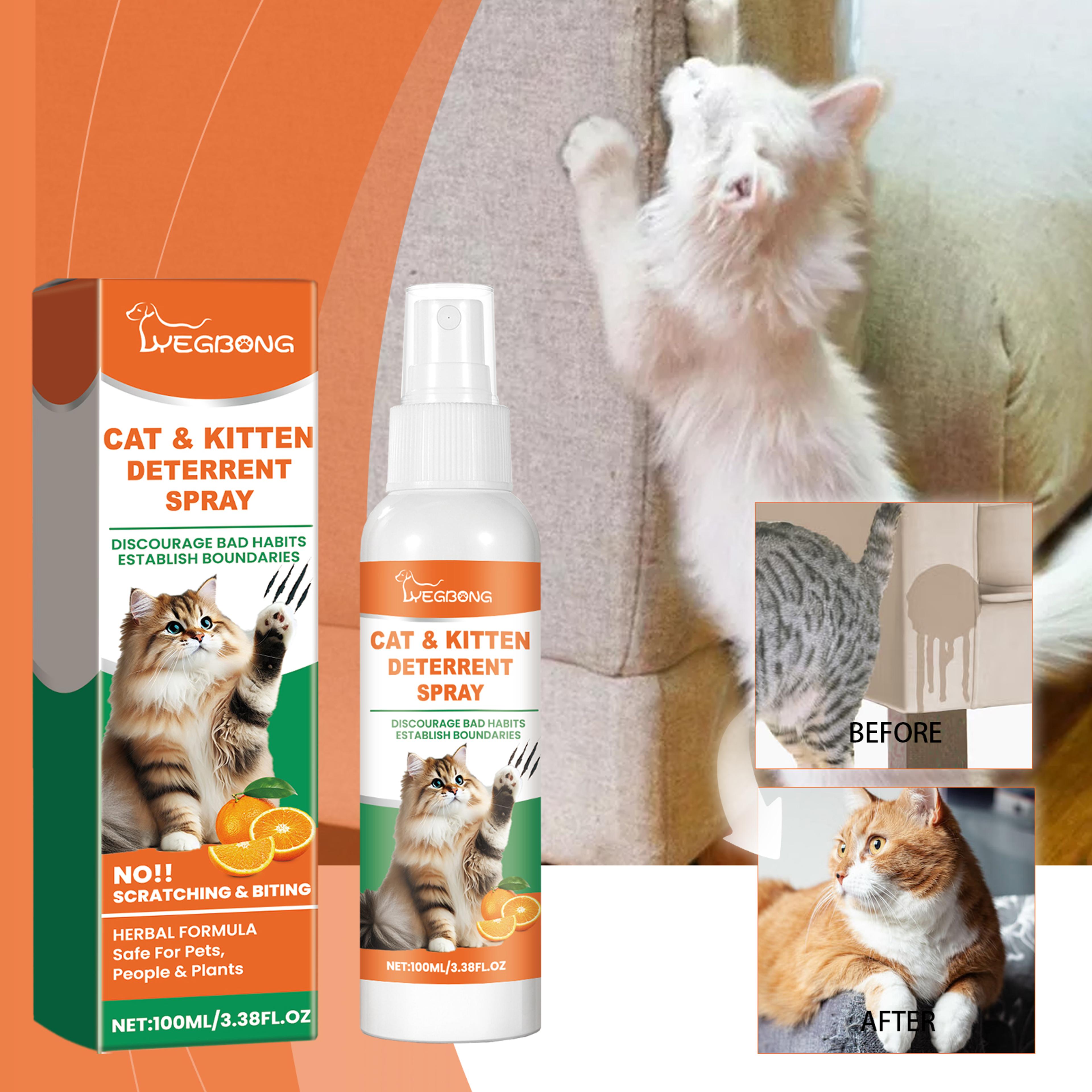 natural cat scratch repellent spray for furniture protection & training