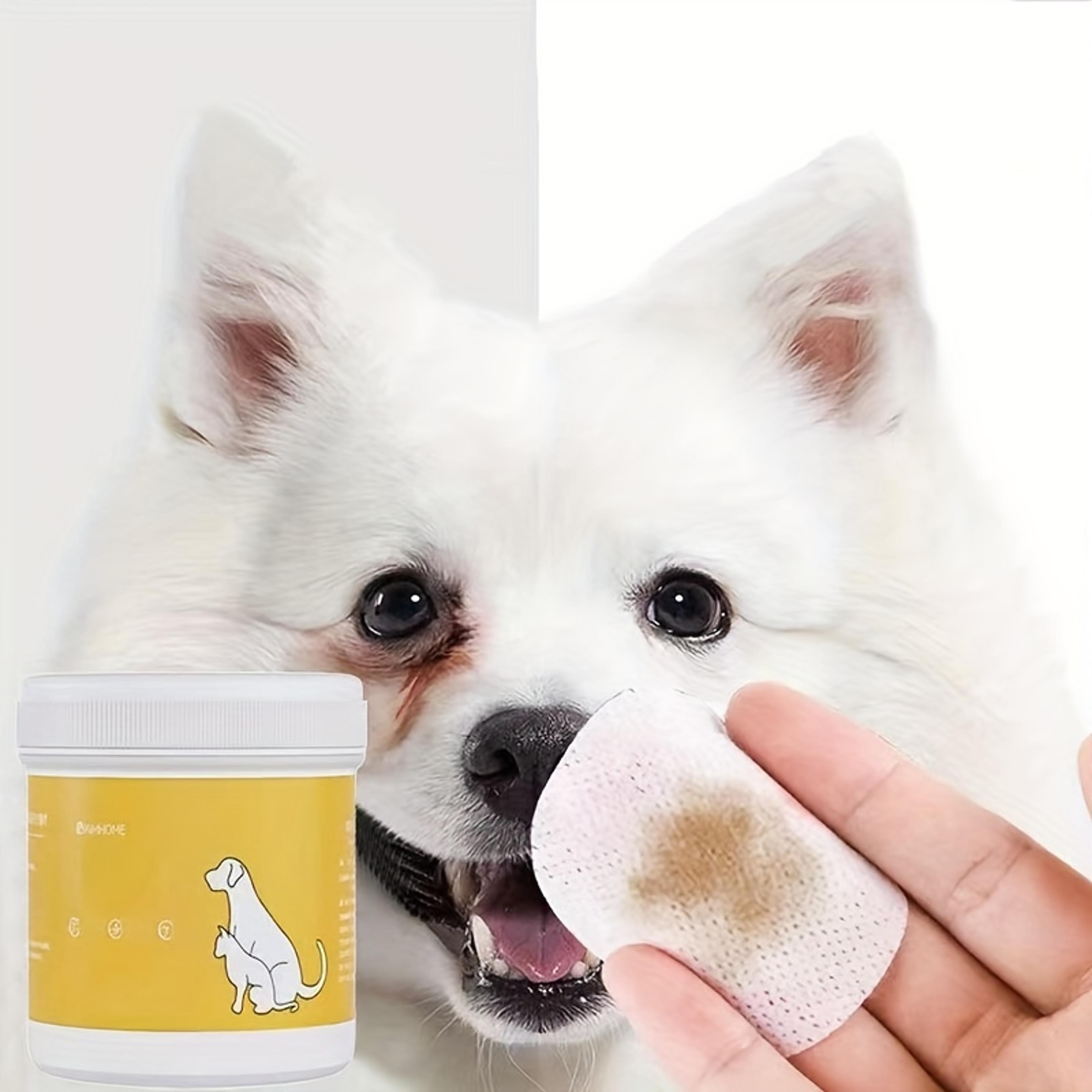 pet eye wipes for dogs & cats tear stain remover gentle eye cleaning pads