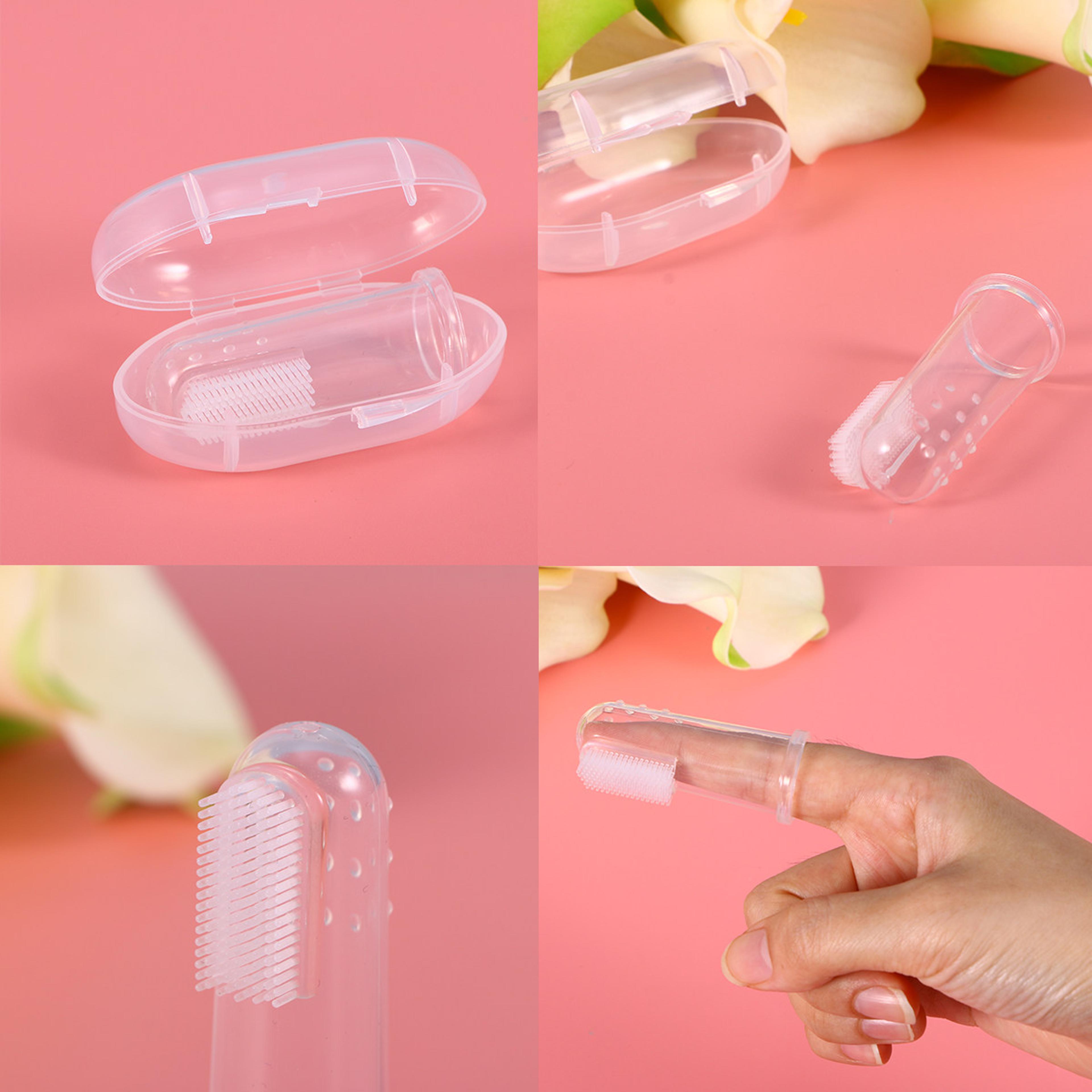 pet finger toothbrush for dogs & cats soft dog finger toothbrush oral care cleaning brush