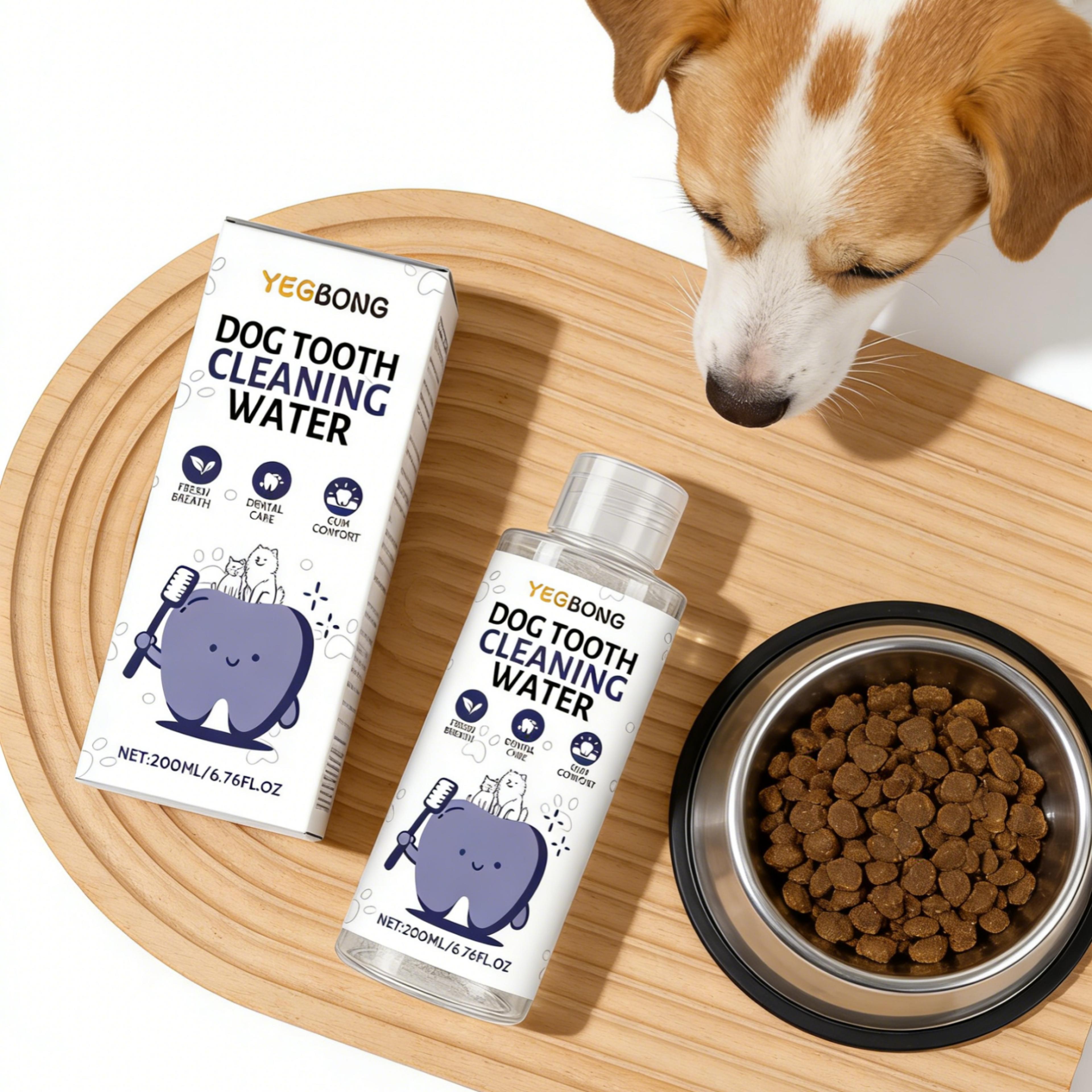 pet dental care oral cleansing water for dogs & cats fresh breath pet mouthwash oral hygiene solution 200ml