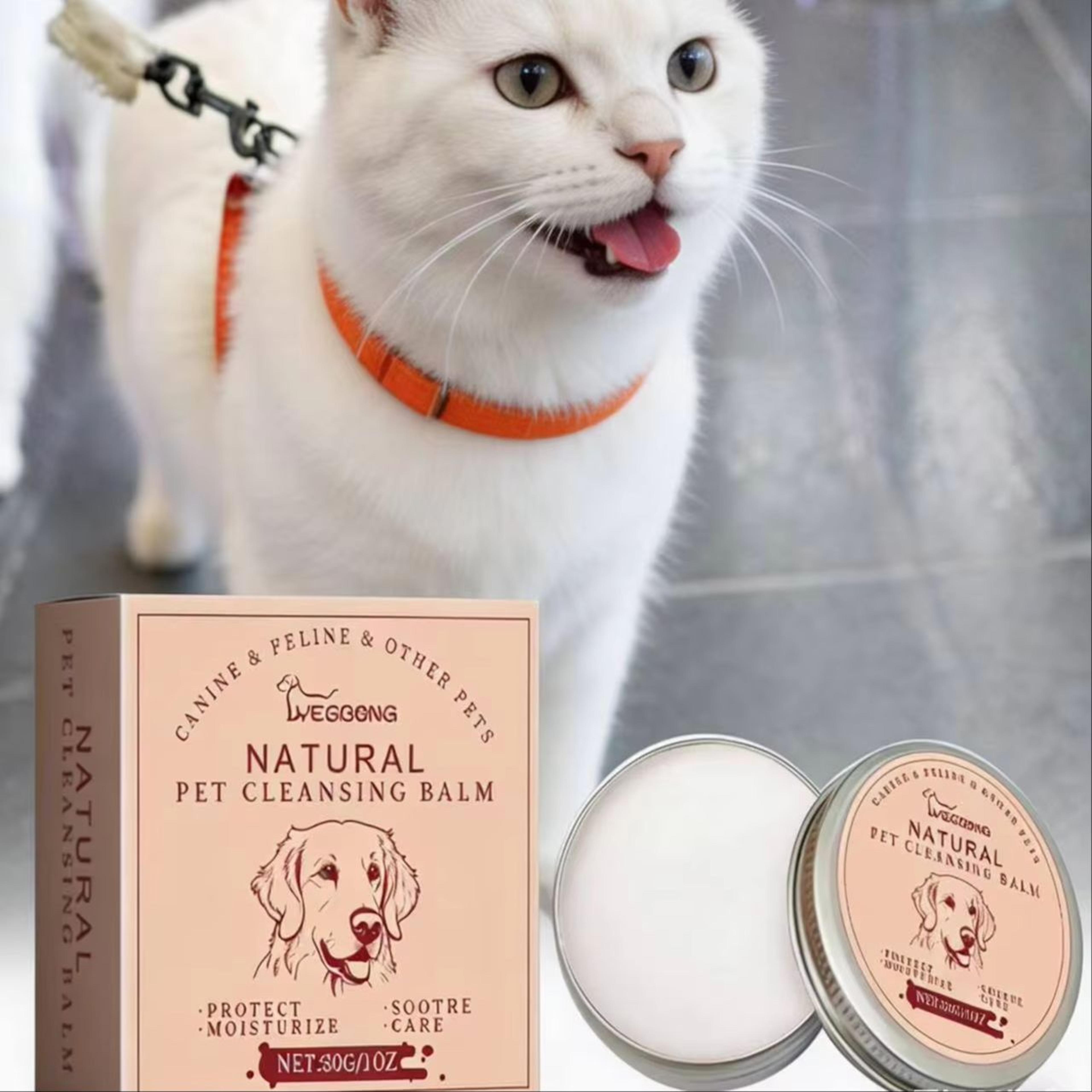 dog & cat tear stain balm eye care cream for tear stain removal & pet eye stain treatment