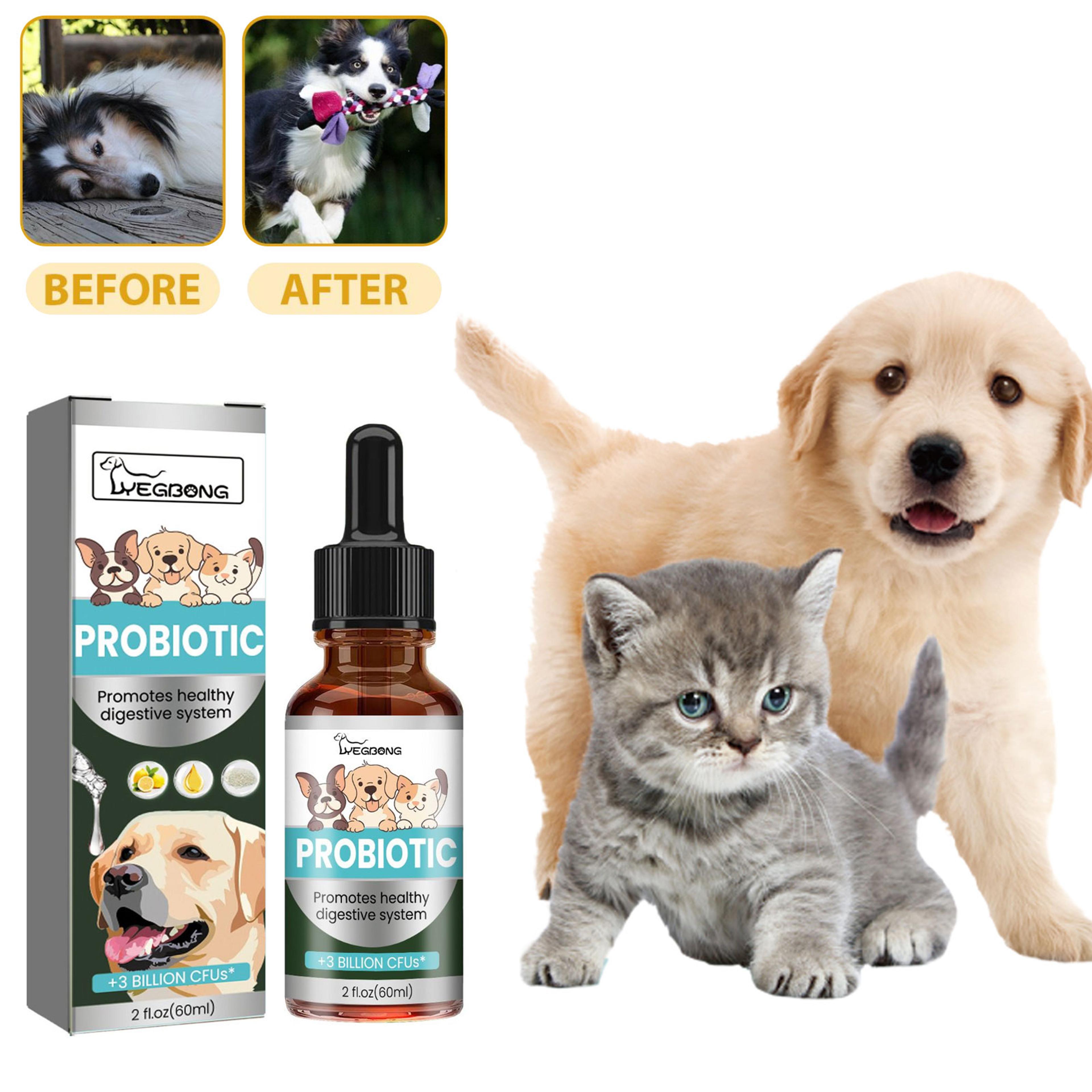dog probiotic gut health drops for dogs digestive support & immune balance liquid supplement