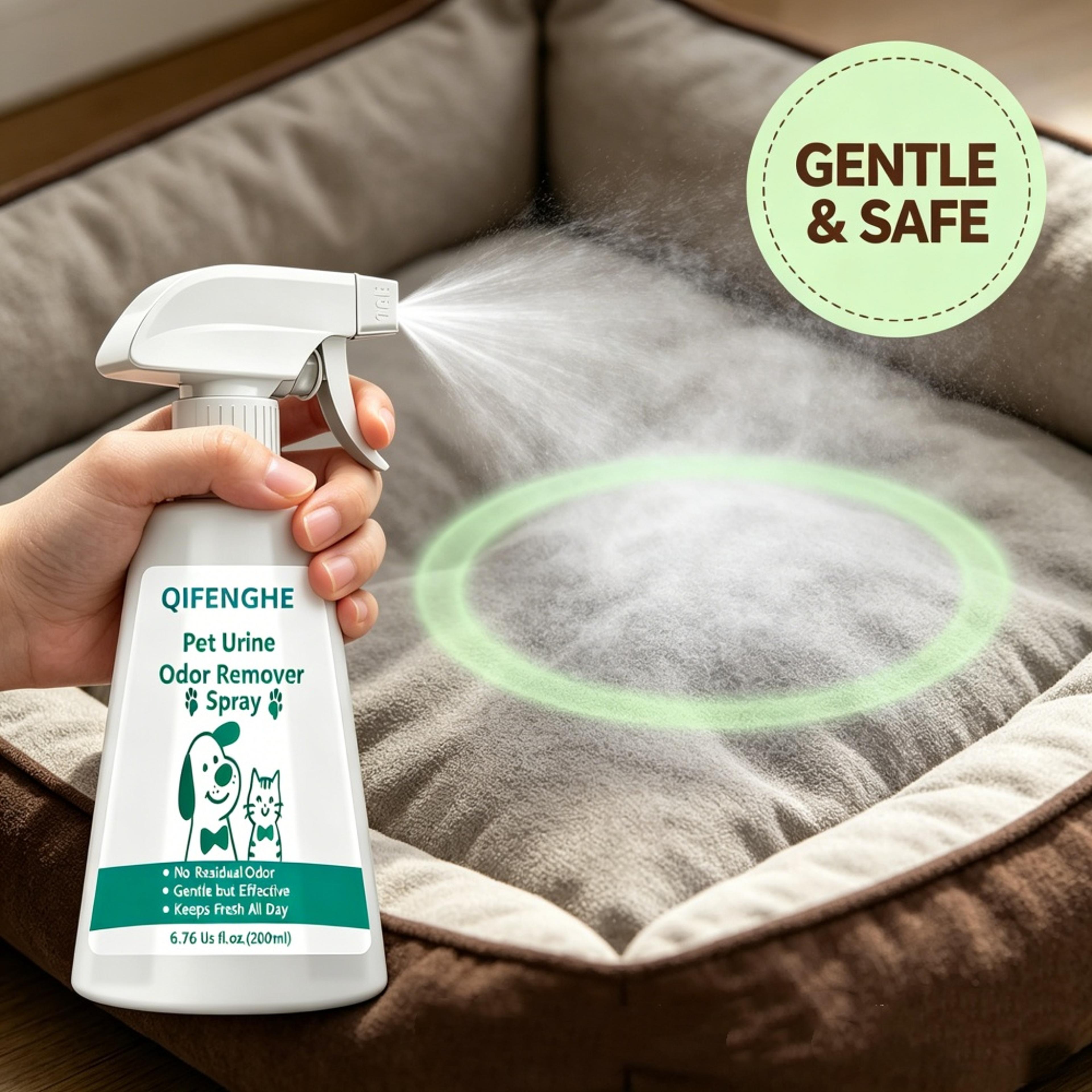 pet urine odor remover spray for cat & dog urine smell eliminator carpet & home deodorizer