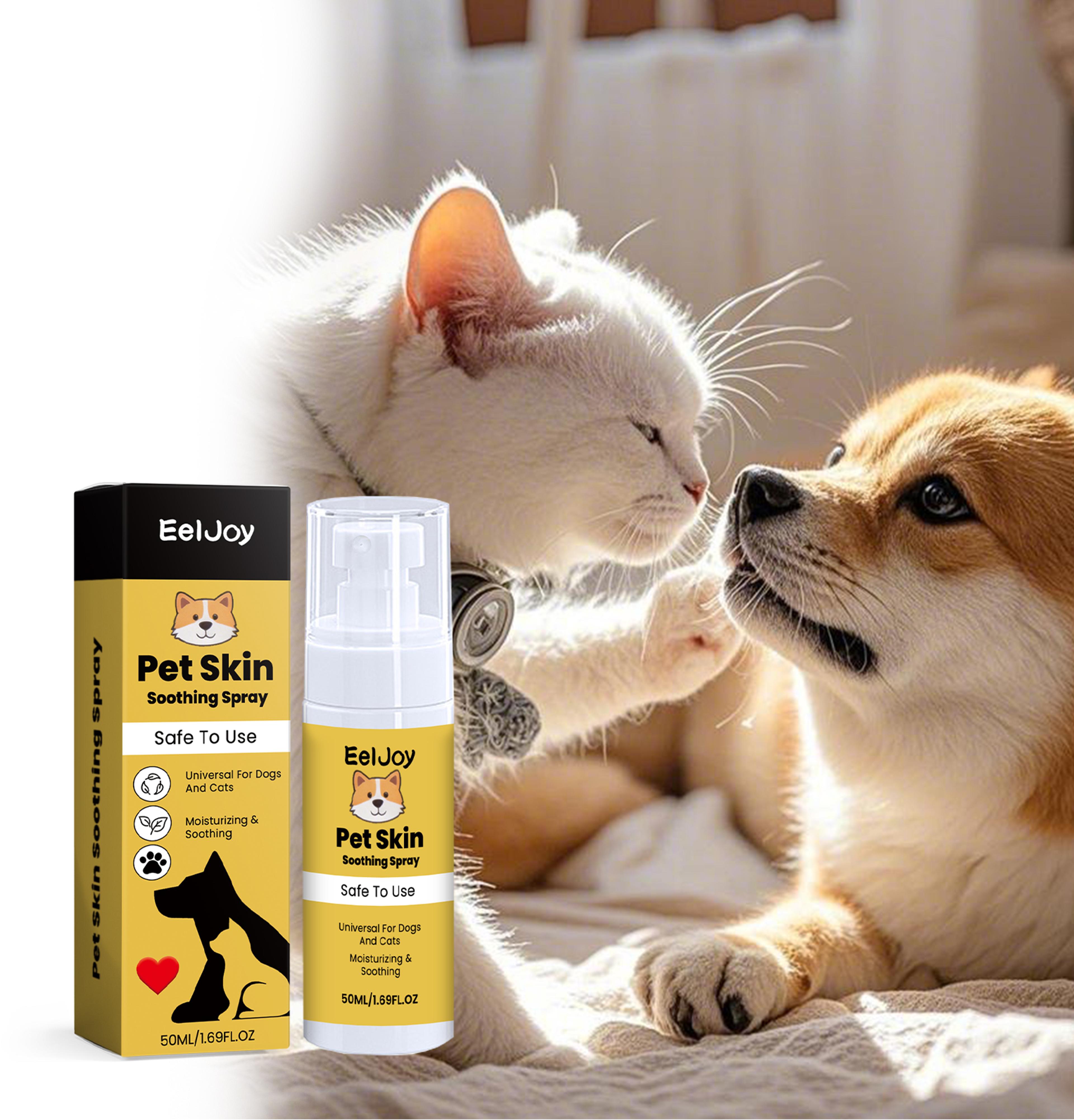 gentle pet skin care spray for dogs & cats anti itch skin cleaning solution