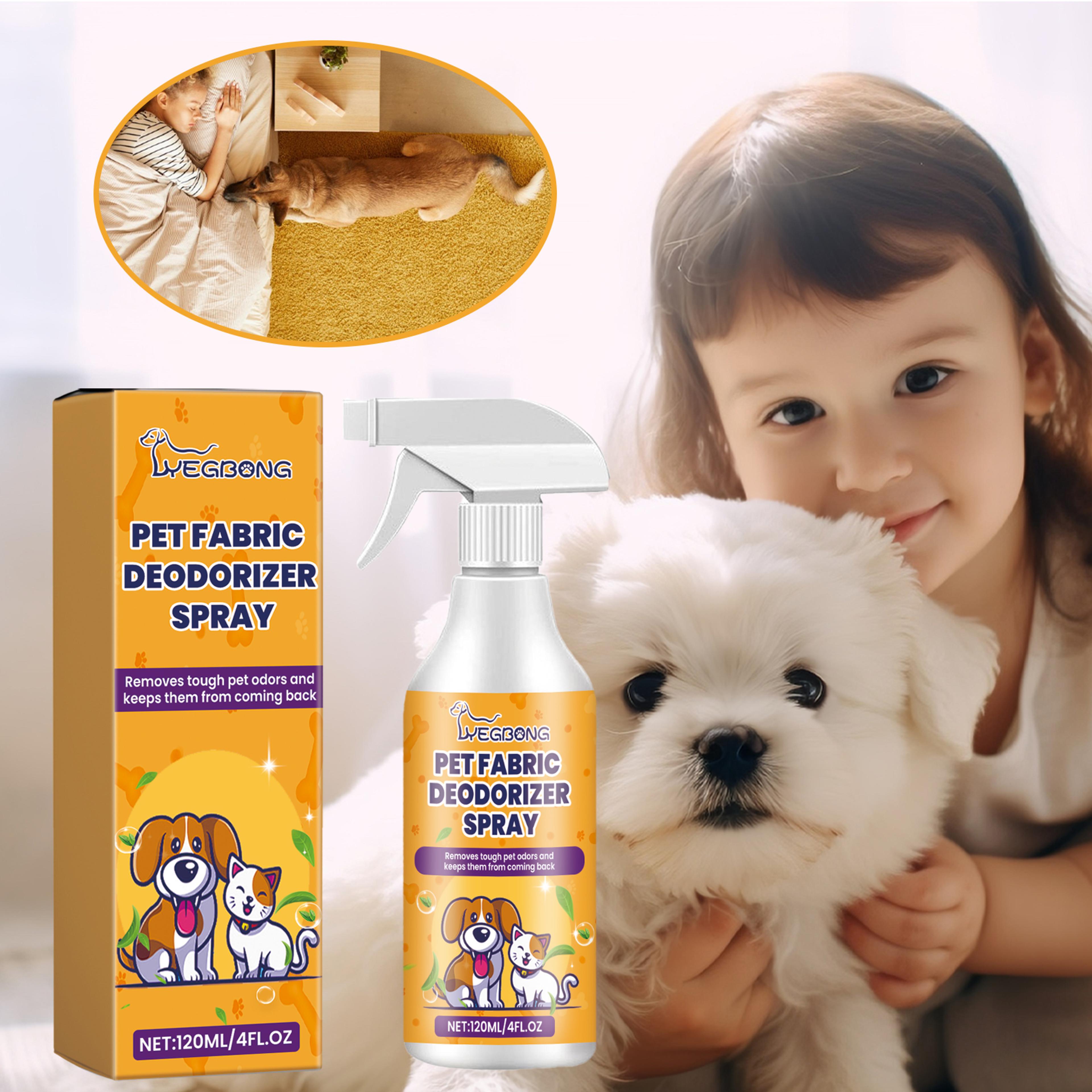pet odor eliminator spray for dogs & cats natural pet deodorizer for urine & body odor removal