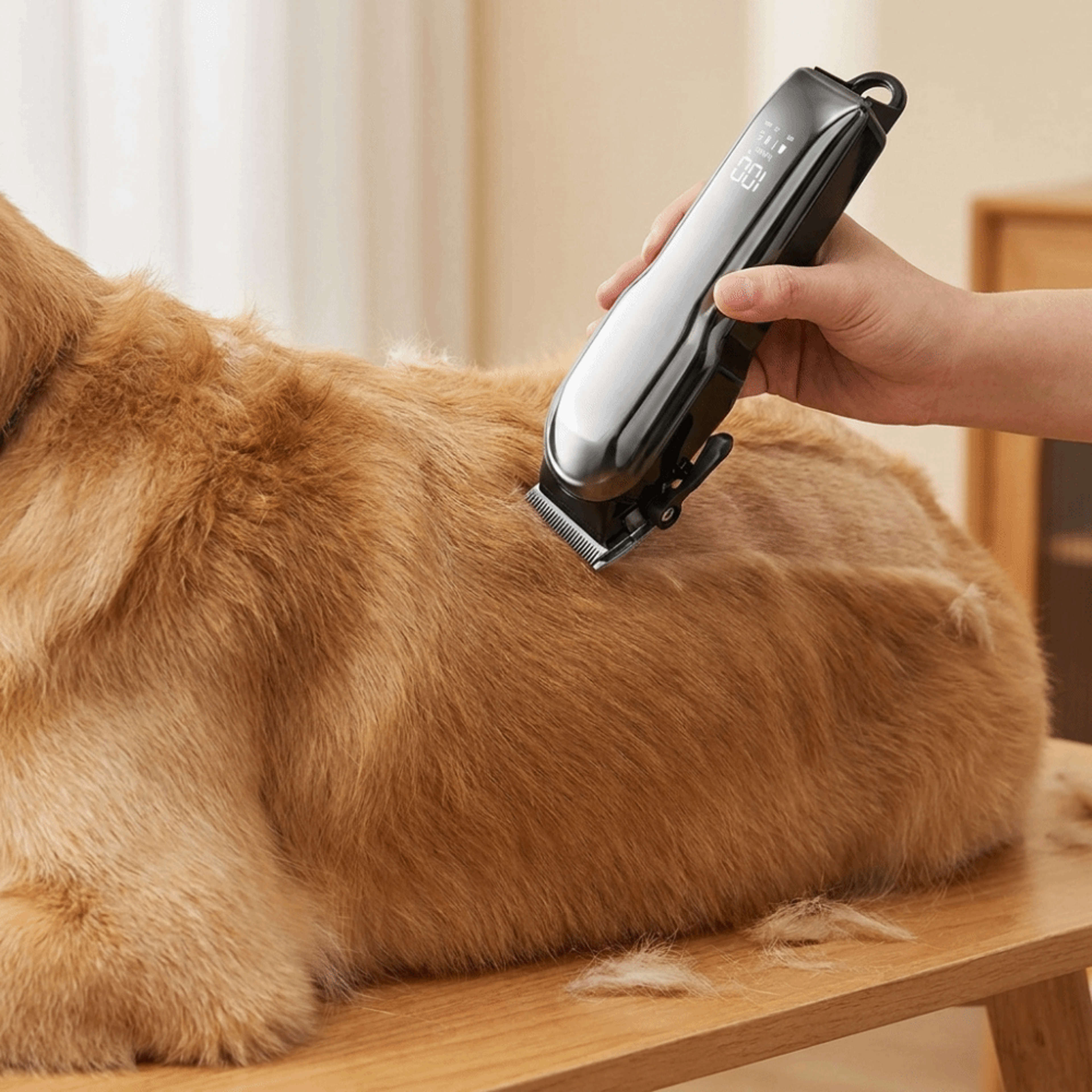 silent paw pro rechargeable dog grooming clippers for dogs & cats
