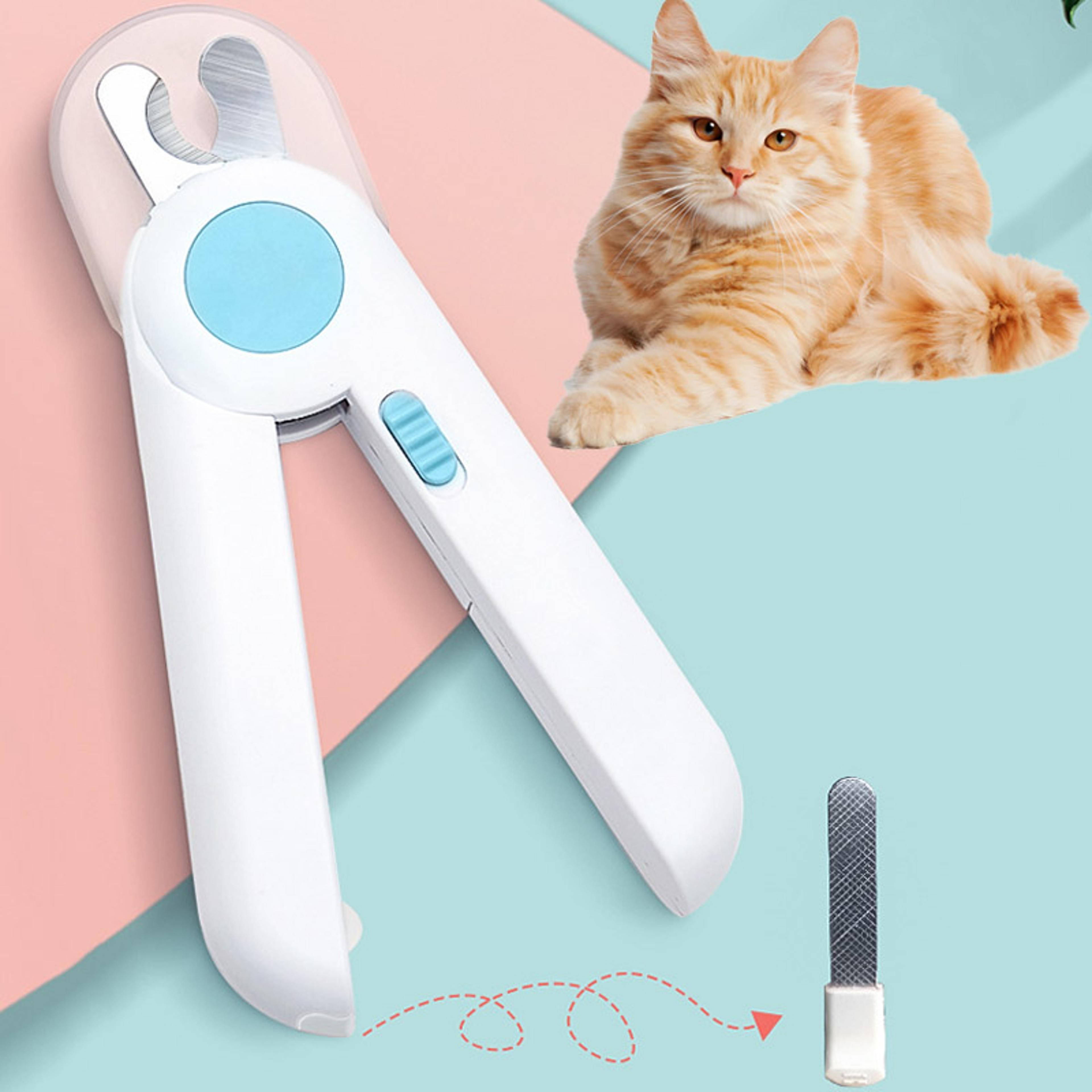 led pet nail clipper pro for cats & dogs safe pet nail clipper with light