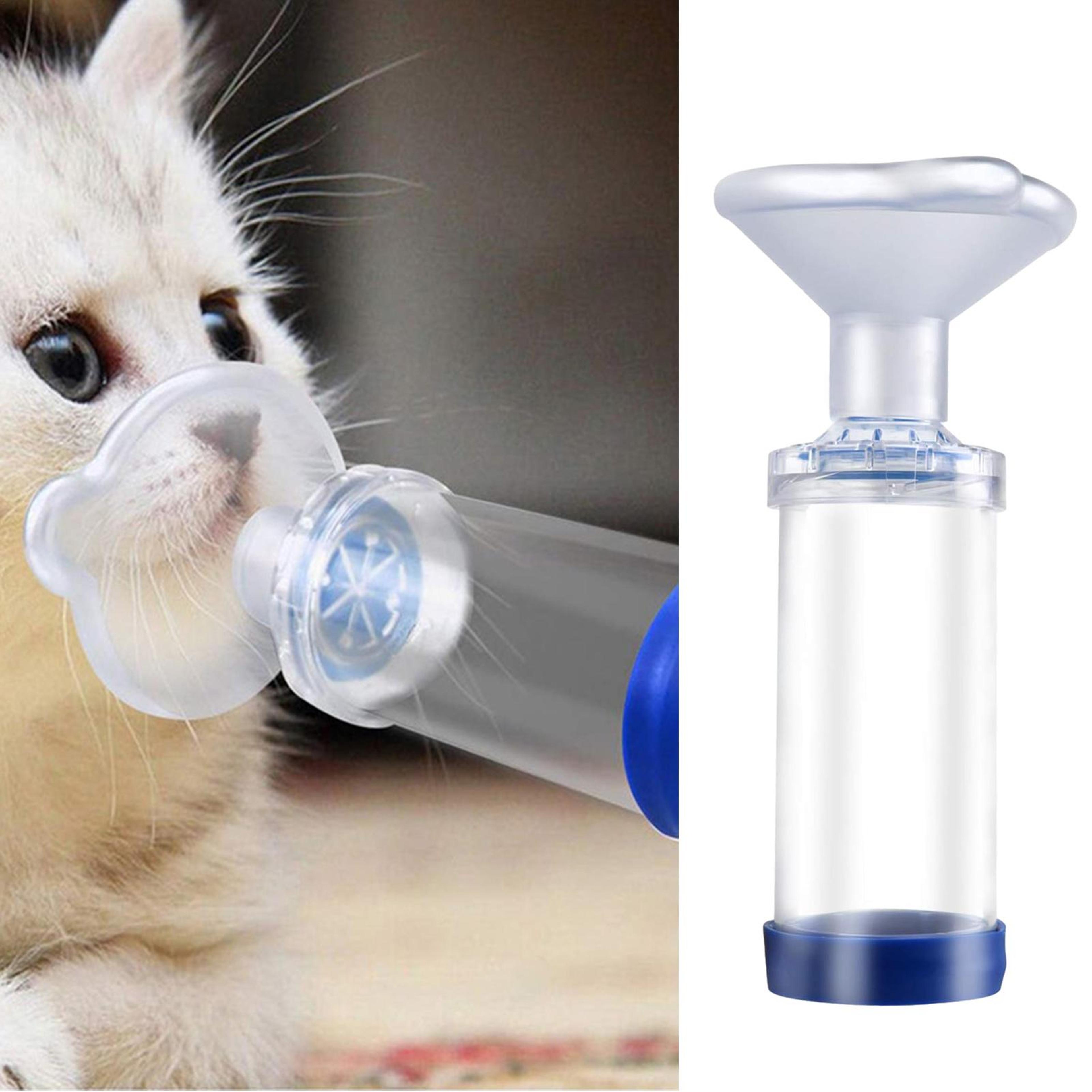 pet inhaler spacer chamber with pvc mask for cats & dogs