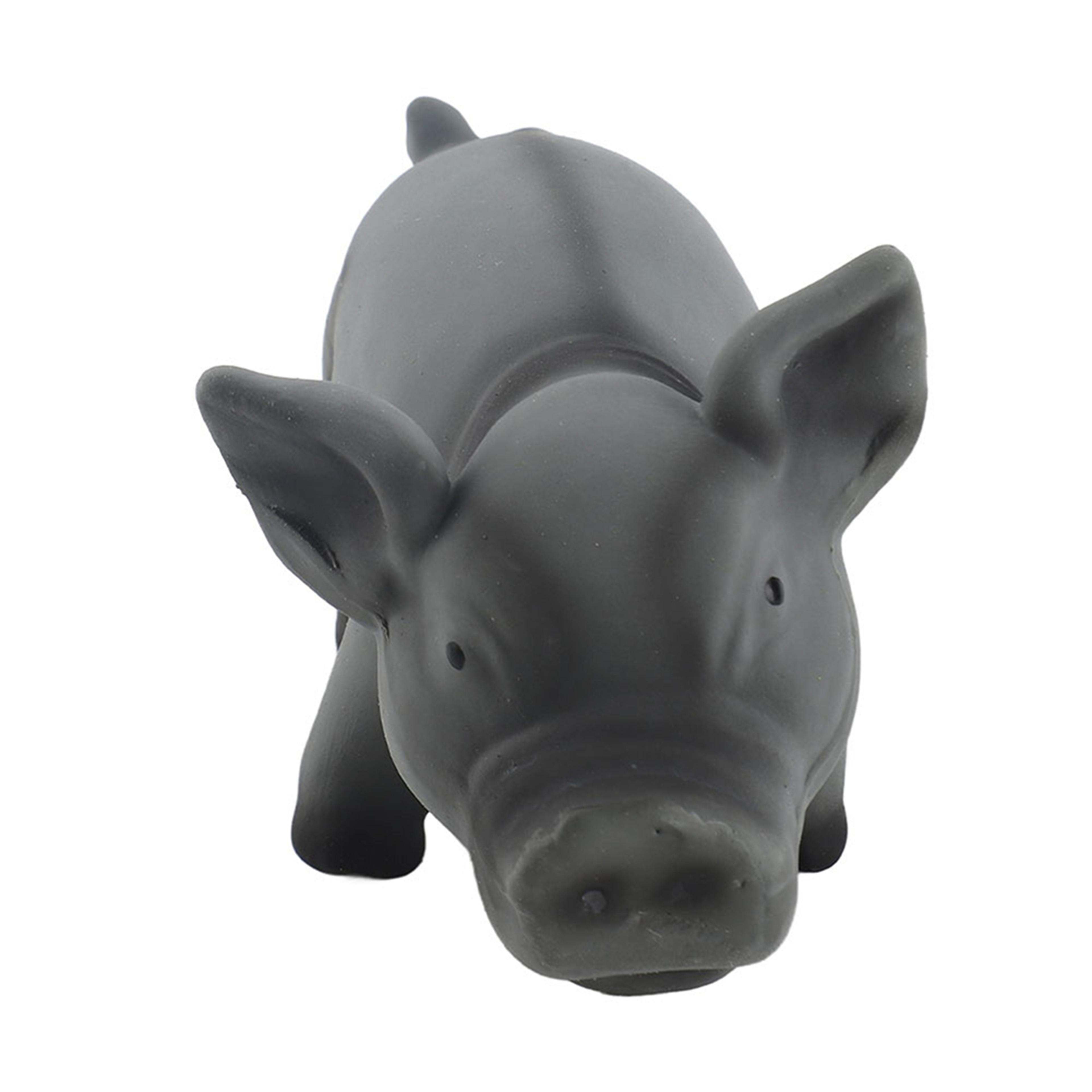 oink play latex pig dog toy interactive dog squeaky toy for chewing & play