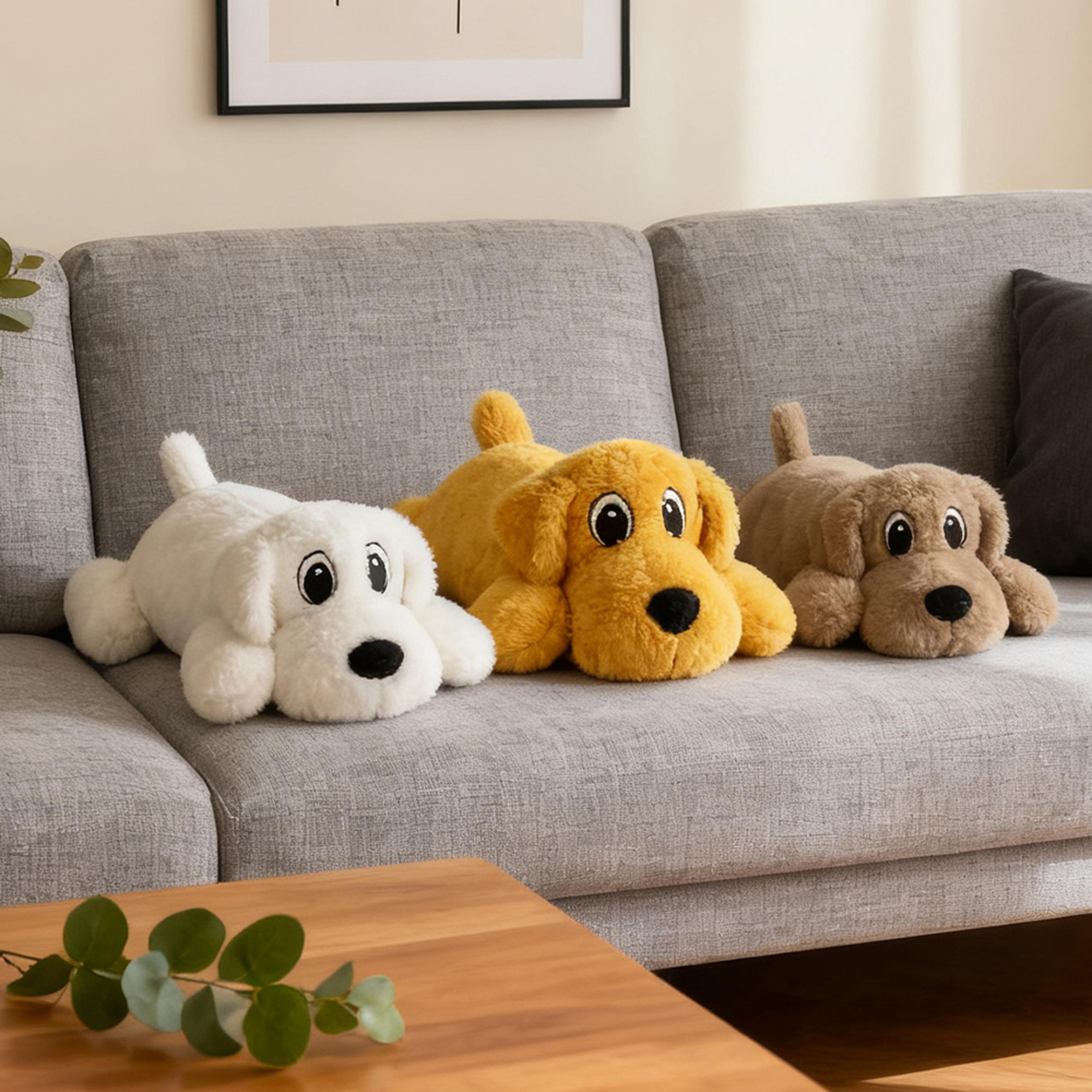 calm paws interactive plush chew toy for dogs & cats durable squeaky pet comfort companion