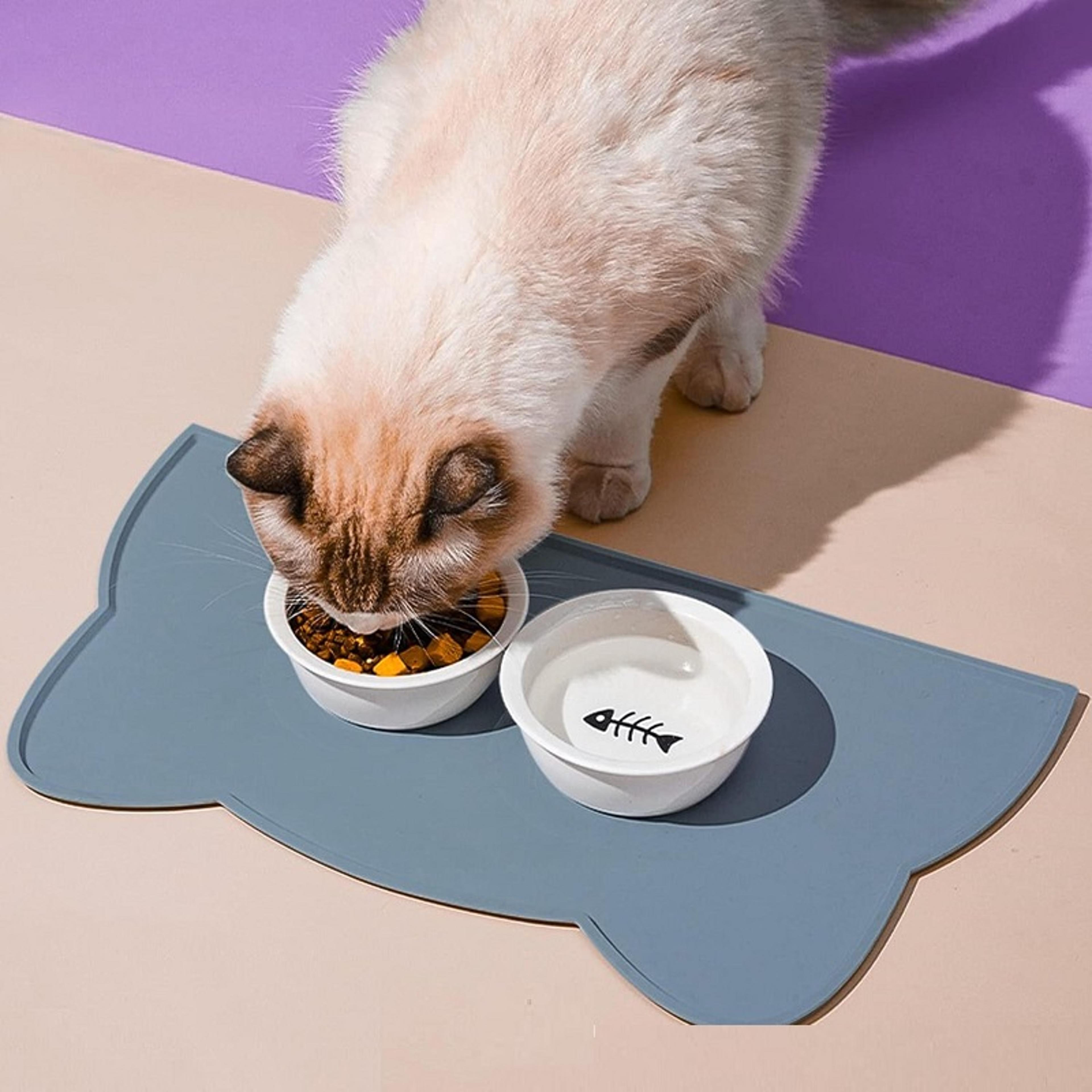 paw guard silicone pet feeding mat non slip waterproof food bowl placemat