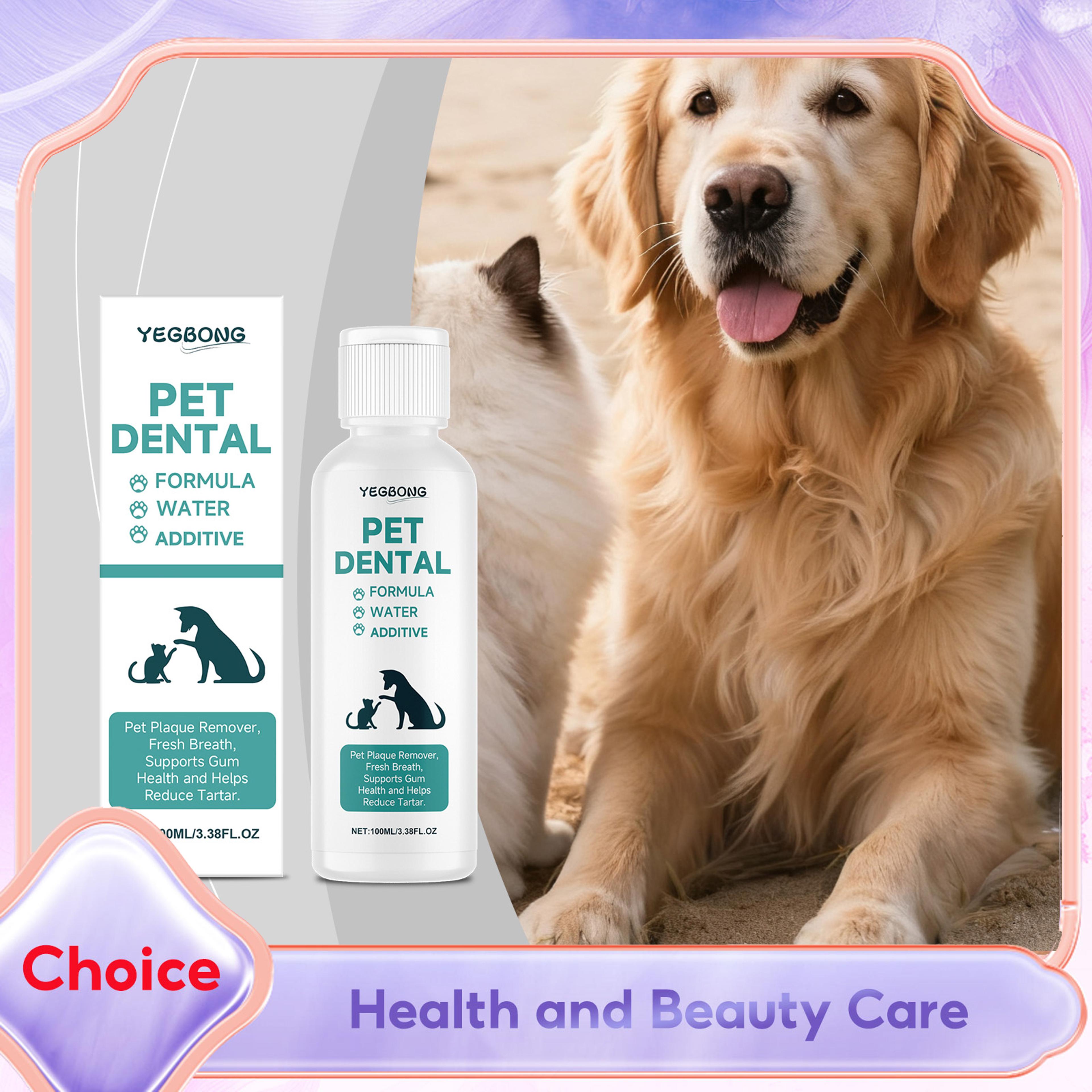 fresh paw pet oral care solution for fresh breath, plaque removal & healthy gums
